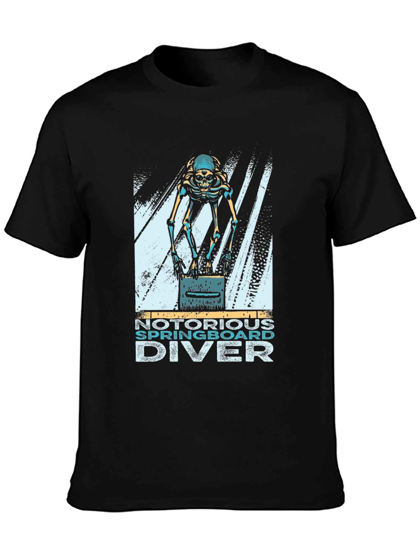 Notorious Springboard Diver Skeleton T-Shirt