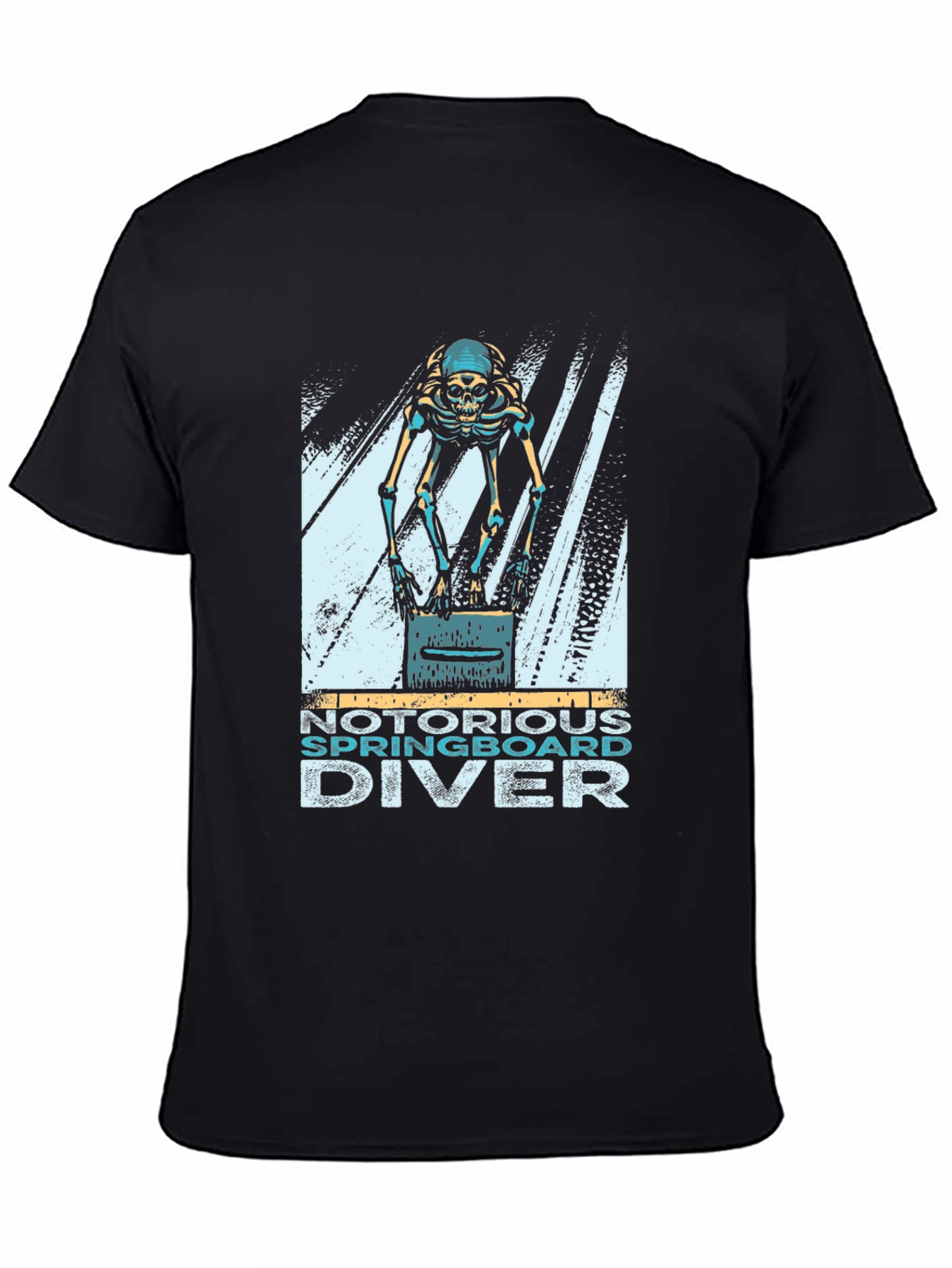 Notorious Springboard Diver Skeleton T-Shirt