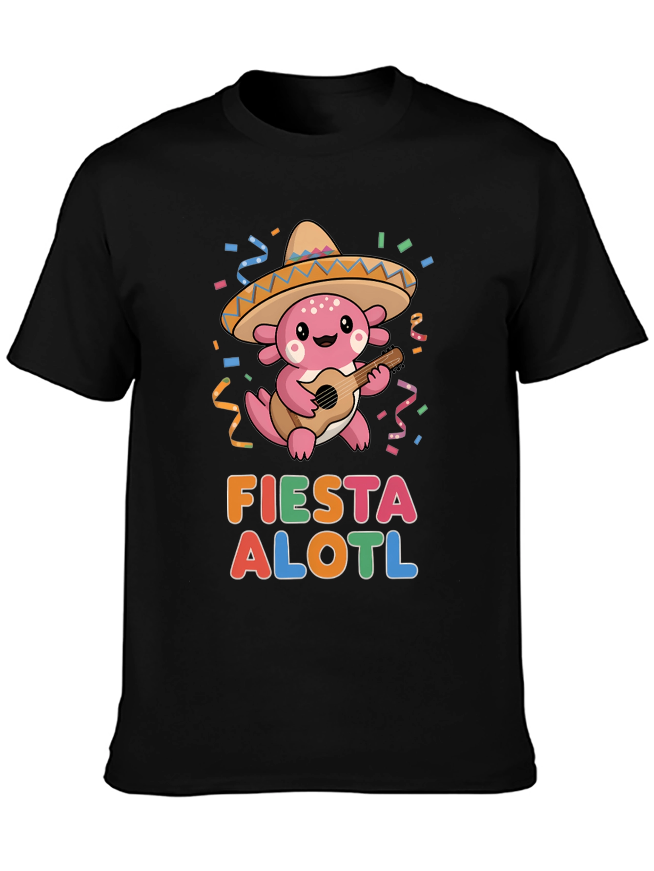 Fiesta Alotl T-Shirt - Funny Axolotl Cinco De Mayo