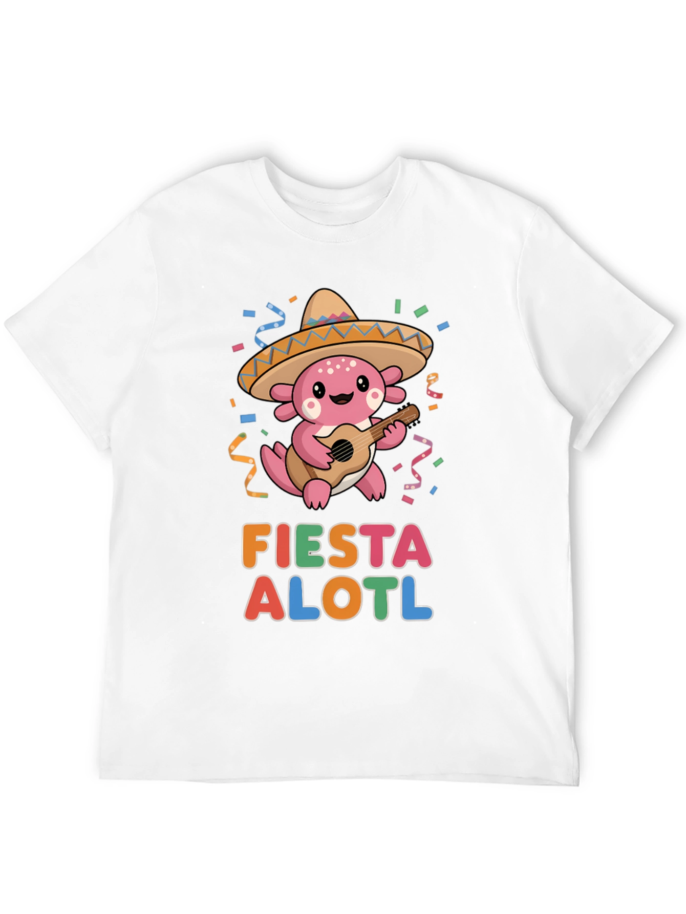 Fiesta Alotl T-Shirt - Funny Axolotl Cinco De Mayo