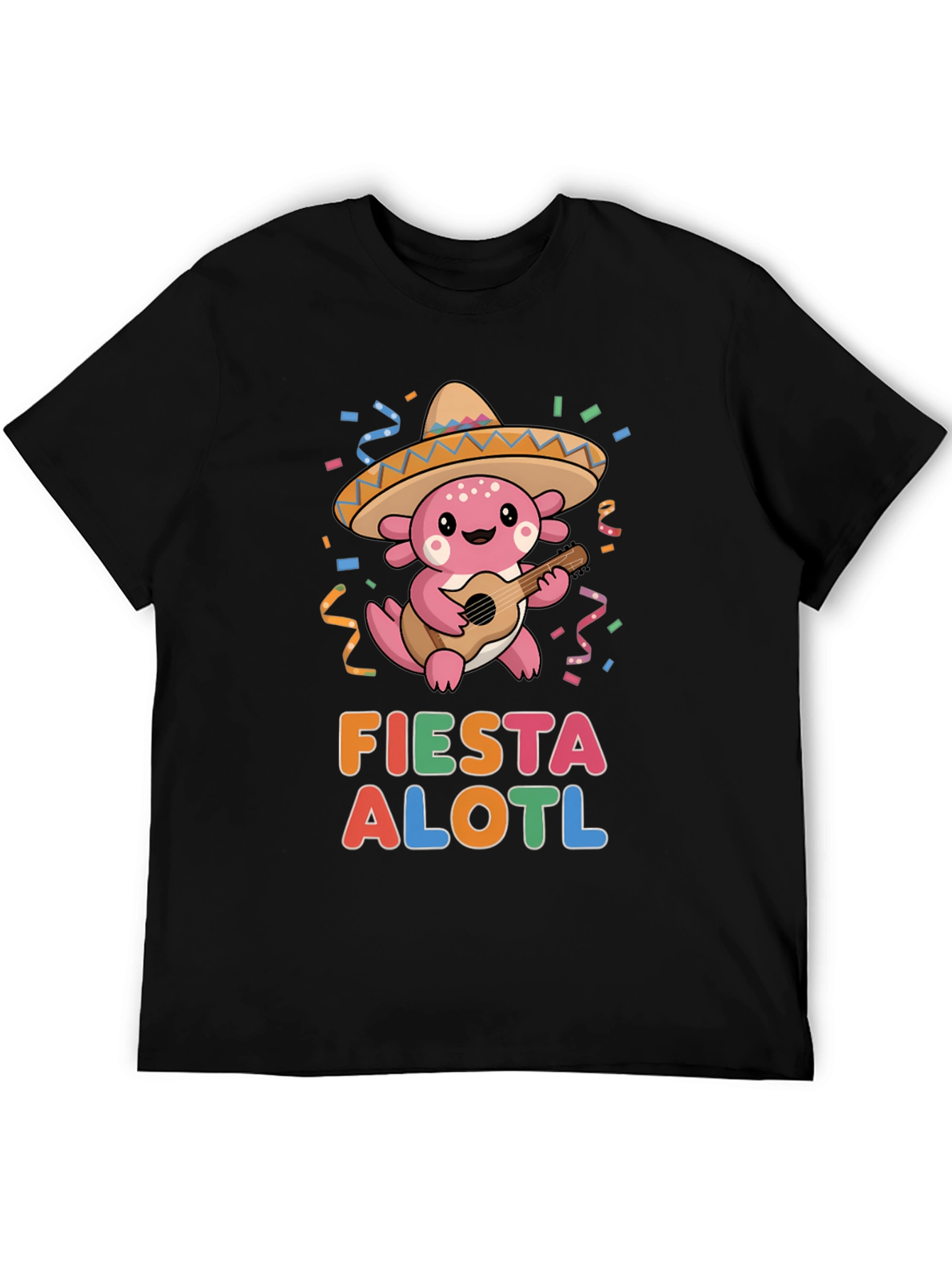 Fiesta Alotl T-Shirt - Funny Axolotl Cinco De Mayo