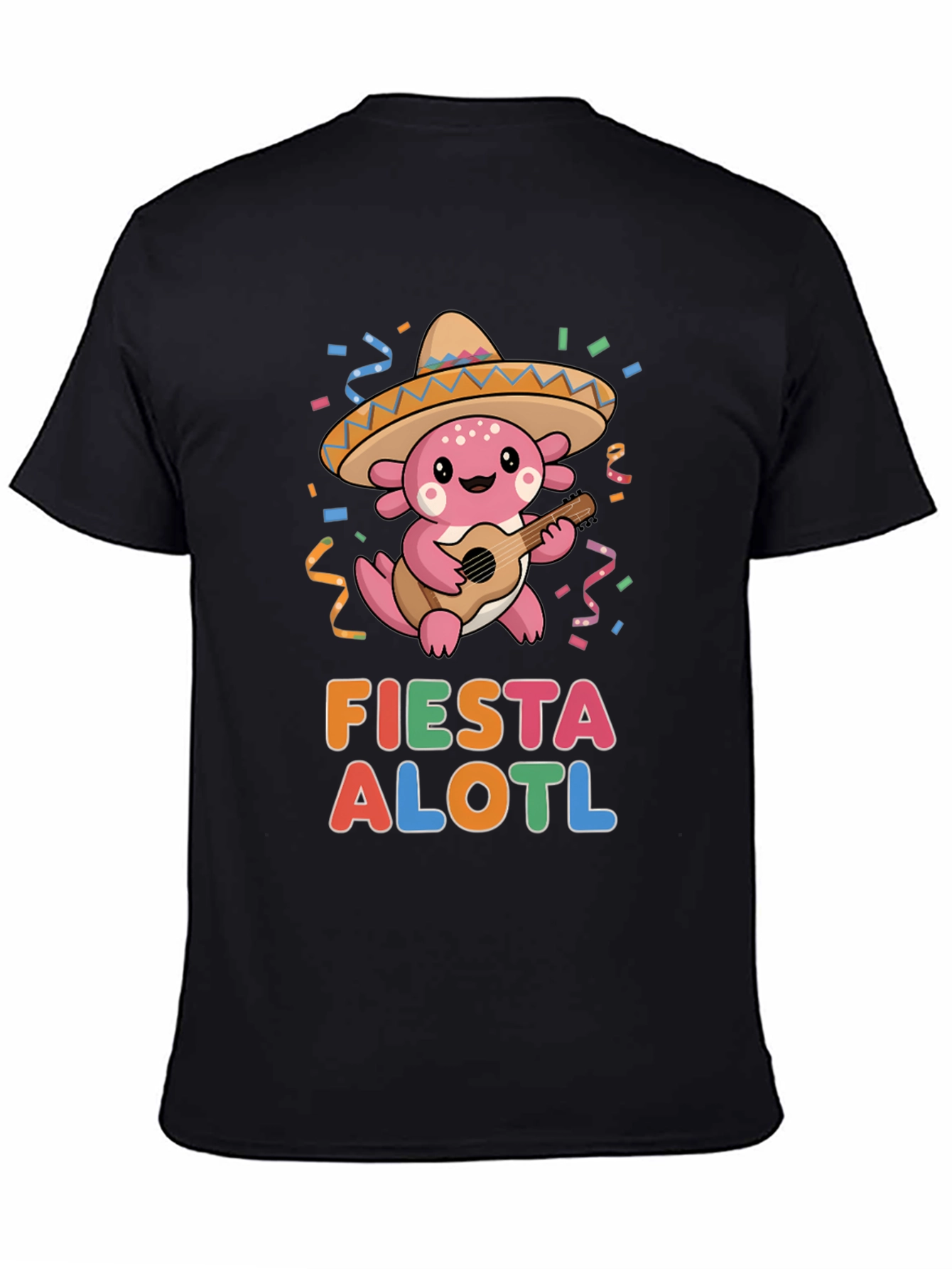 Fiesta Alotl T-Shirt - Funny Axolotl Cinco De Mayo