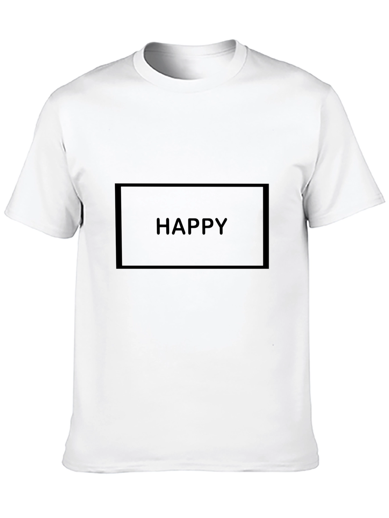 Happy Graphic Tee - Classic Black T-Shirt