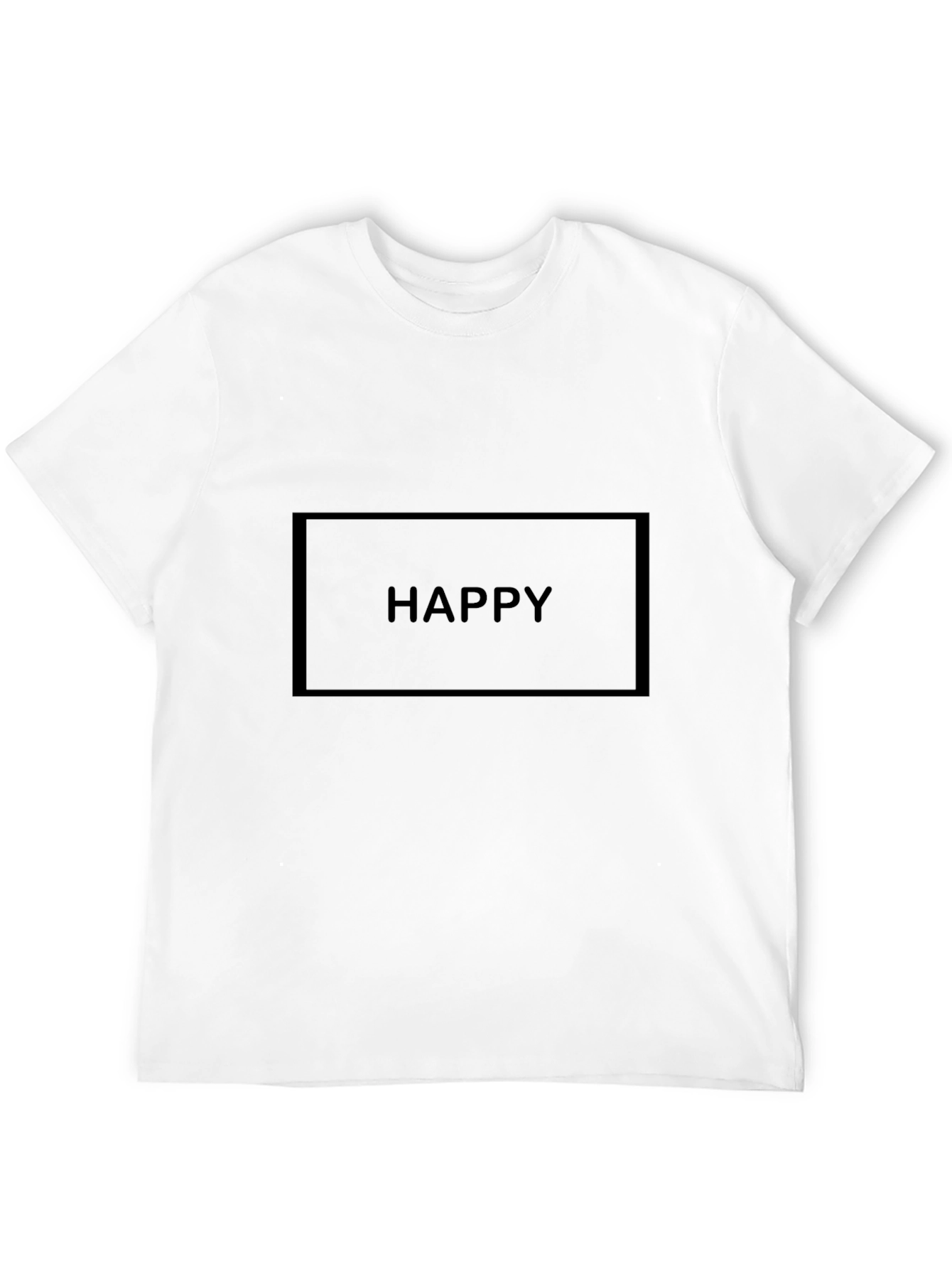 Happy Graphic Tee - Classic Black T-Shirt