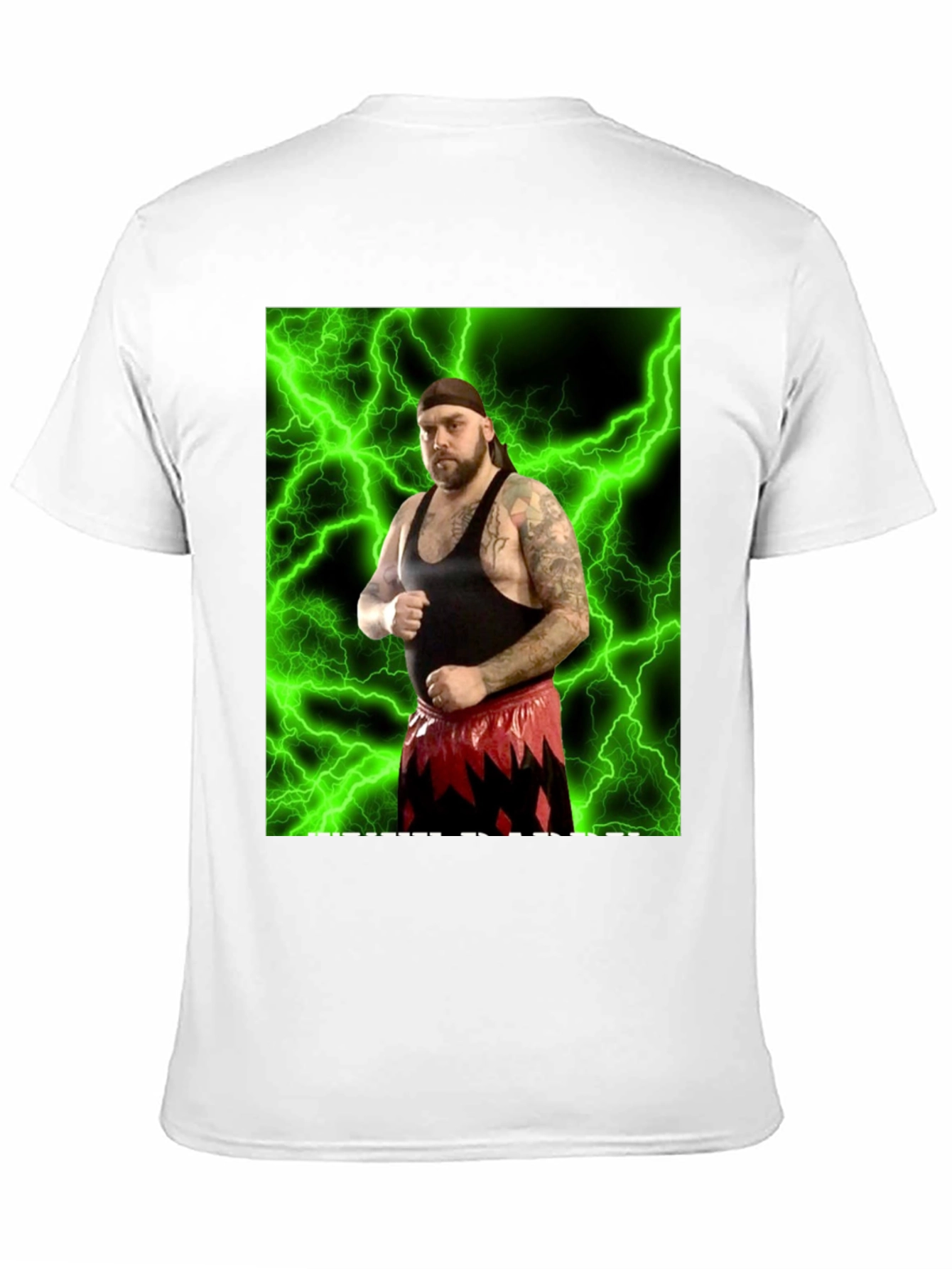 Wrestler Graphic Black T-Shirt