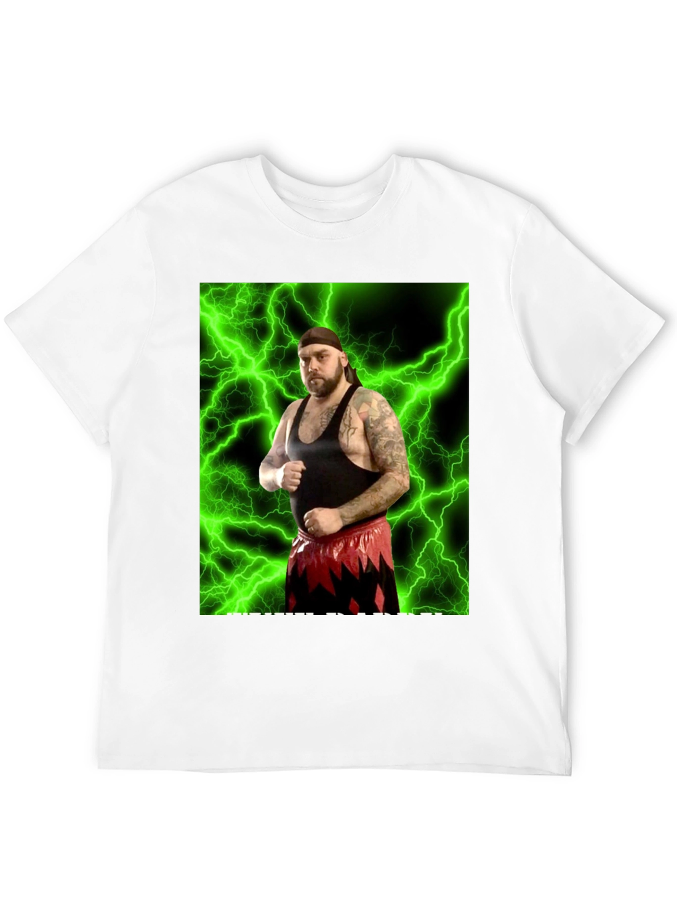 Wrestler Graphic Black T-Shirt
