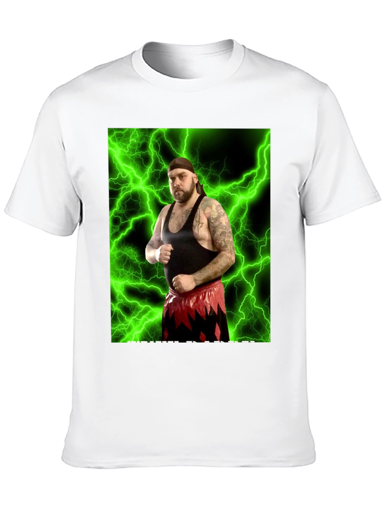 Wrestler Graphic Black T-Shirt