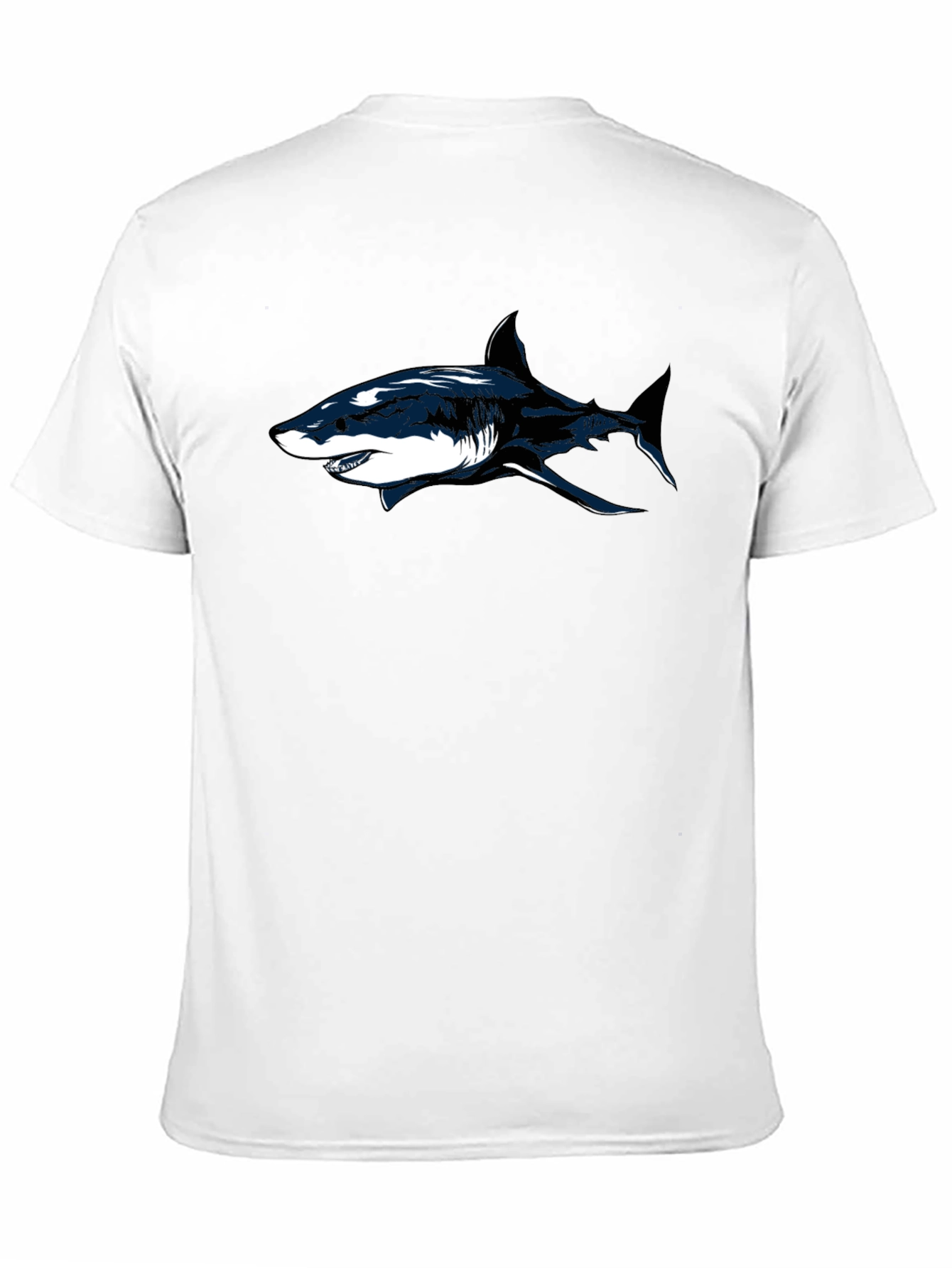 Shark Graphic Black T-Shirt - Cool Casual Tee