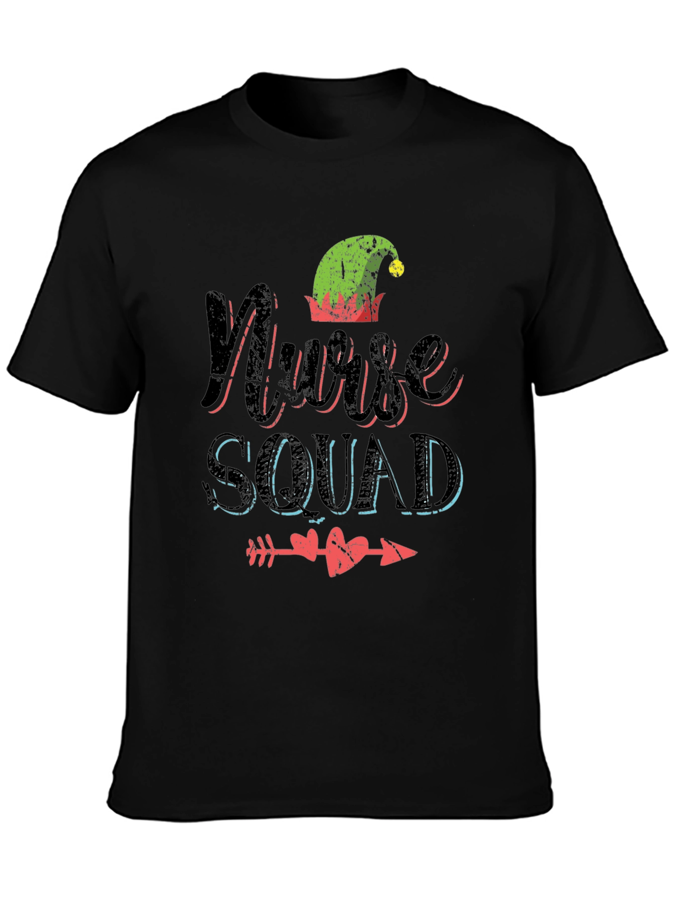 Nurse Squad Elf Hat Tee