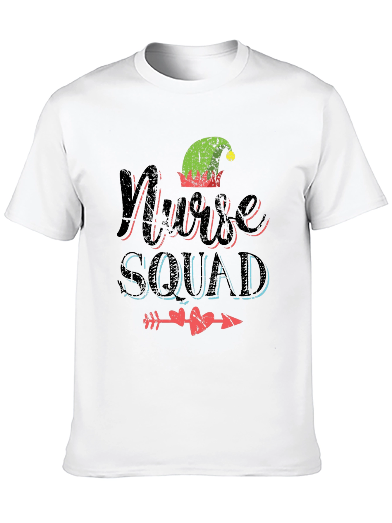 Nurse Squad Elf Hat Tee