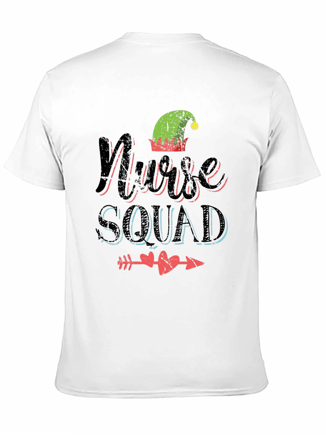 Nurse Squad Elf Hat Tee