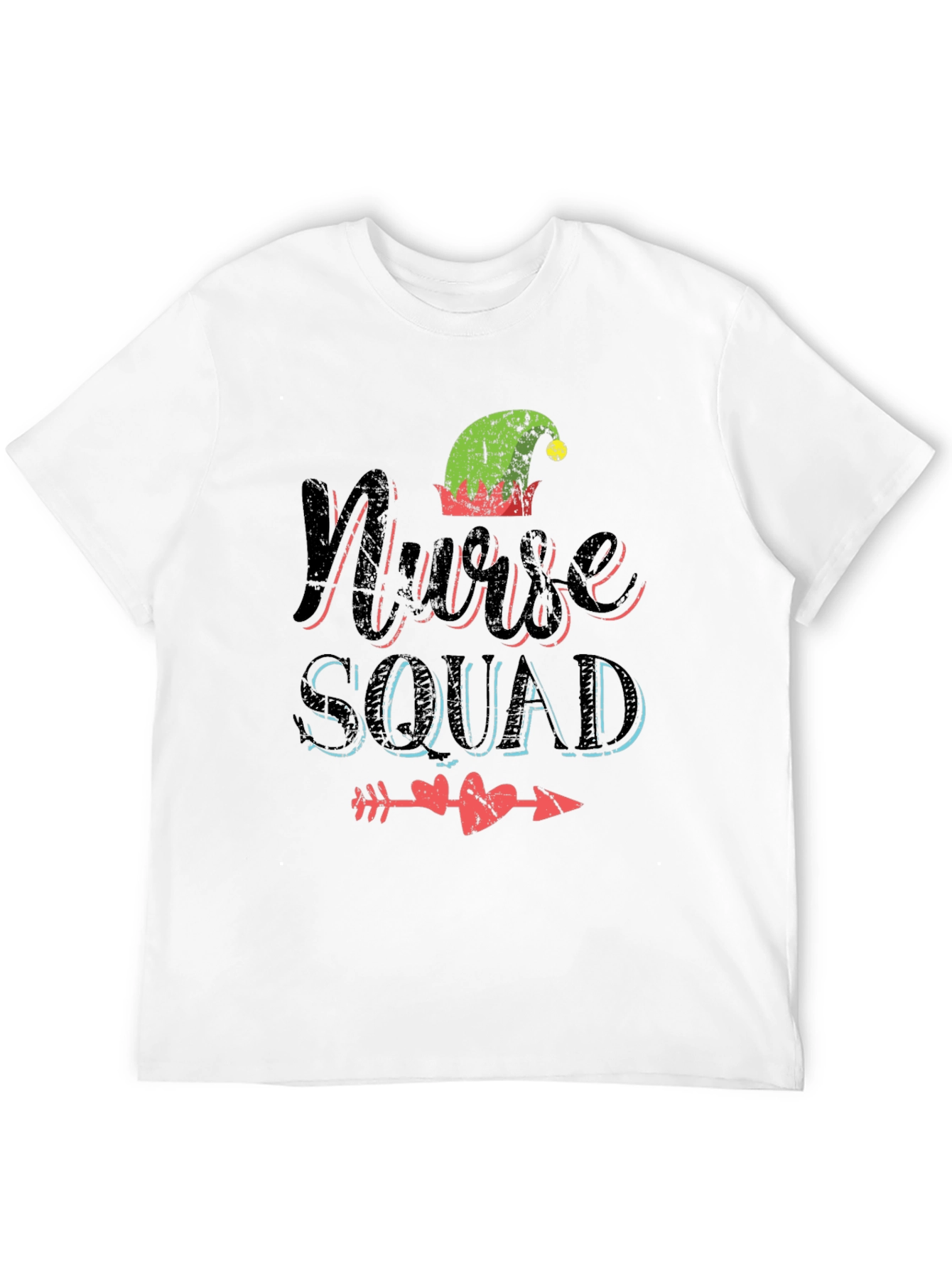 Nurse Squad Elf Hat Tee