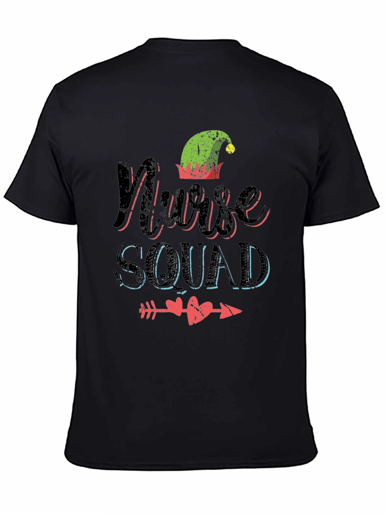 Nurse Squad Elf Hat Tee