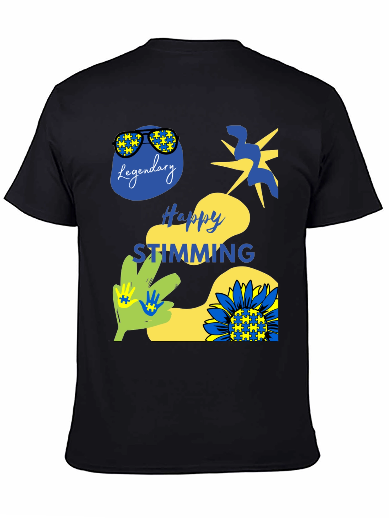Happy Stimming T-Shirt Autism Awareness Graphic Tee
