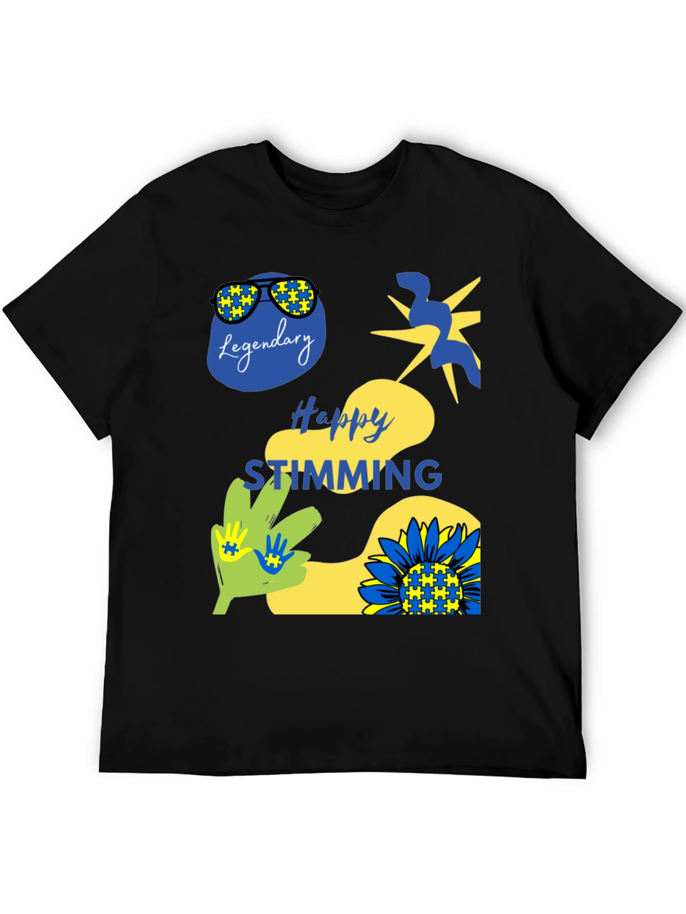 Happy Stimming T-Shirt Autism Awareness Graphic Tee