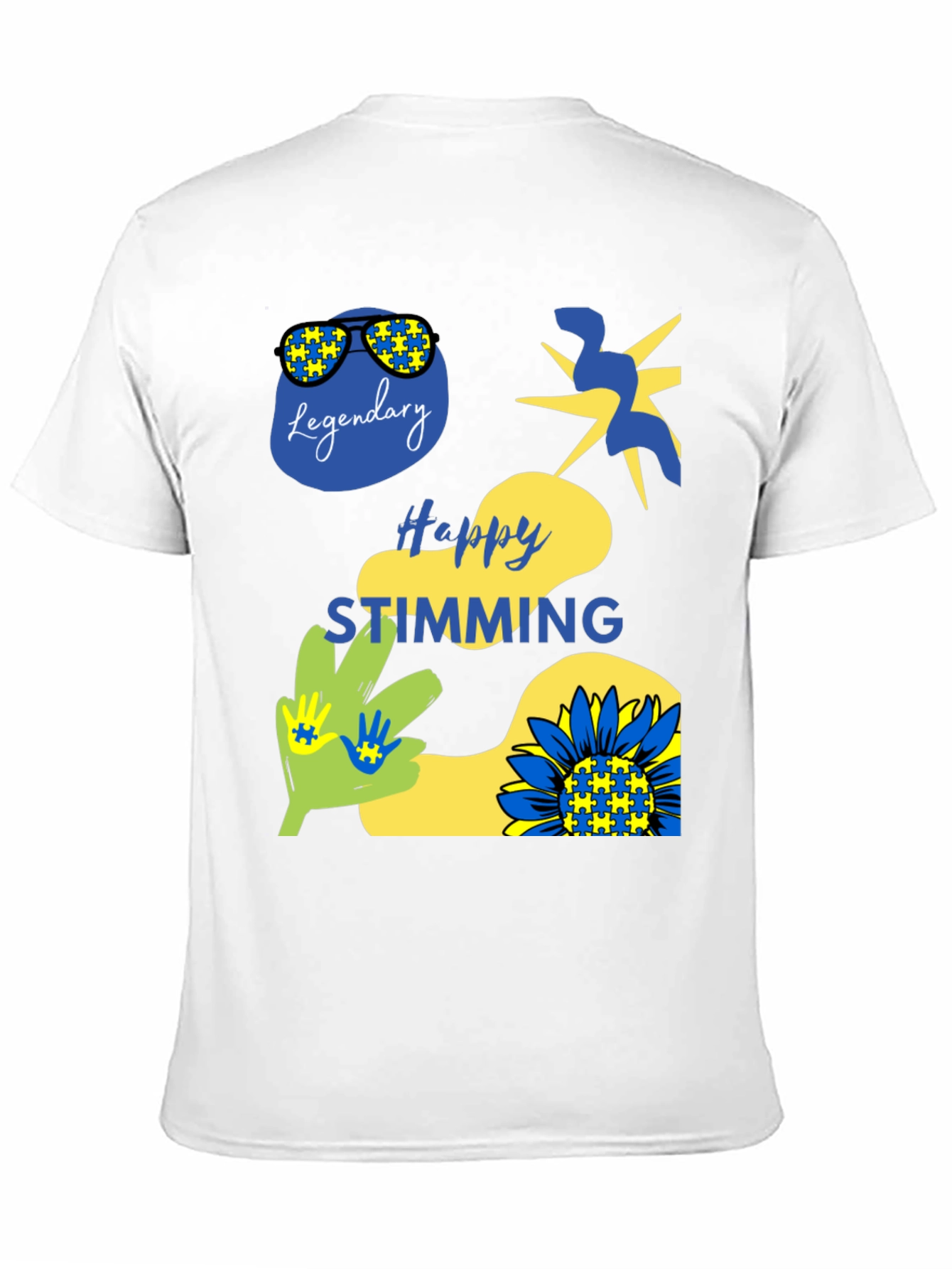 Happy Stimming T-Shirt Autism Awareness Graphic Tee