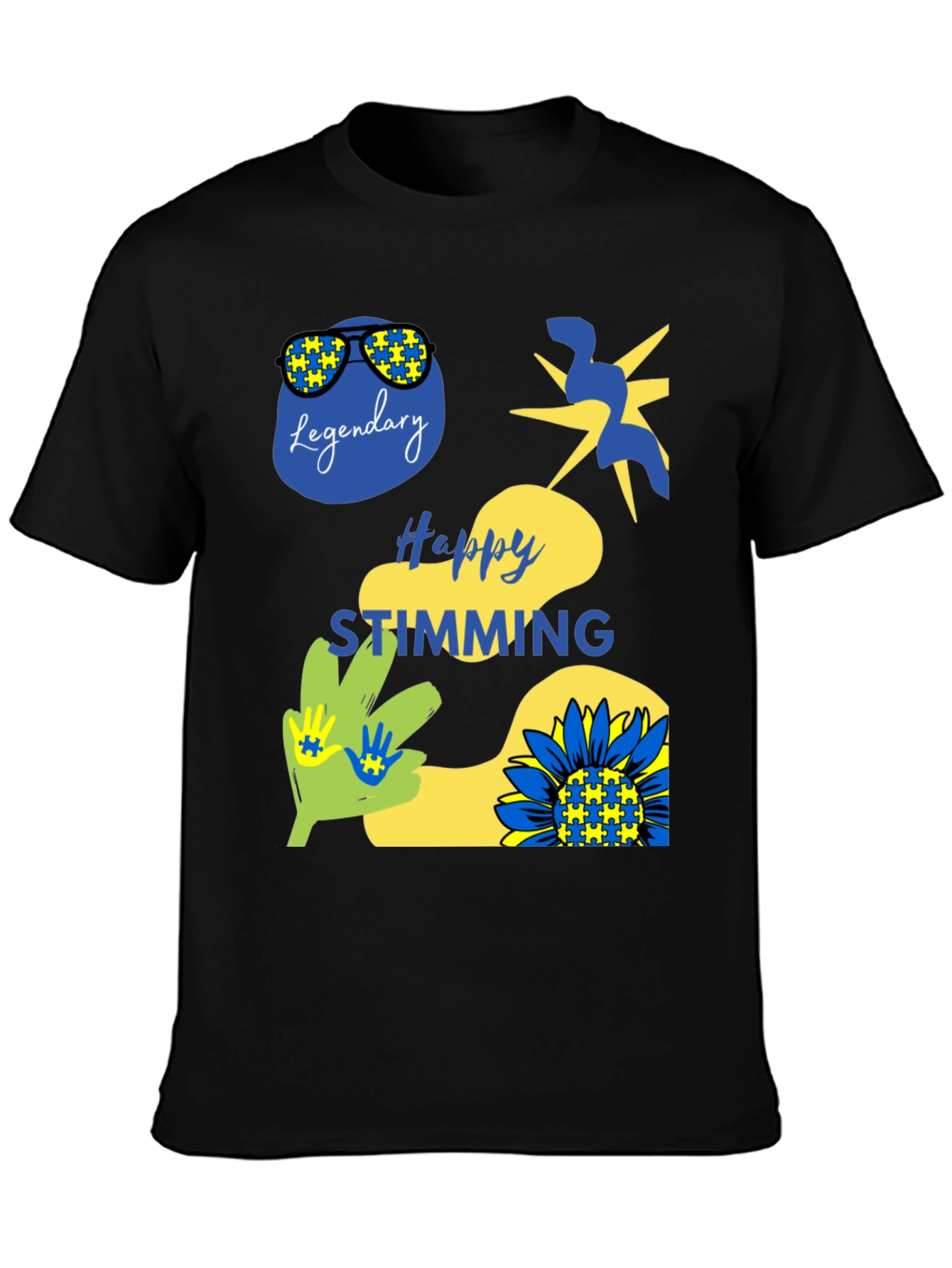 Happy Stimming T-Shirt Autism Awareness Graphic Tee