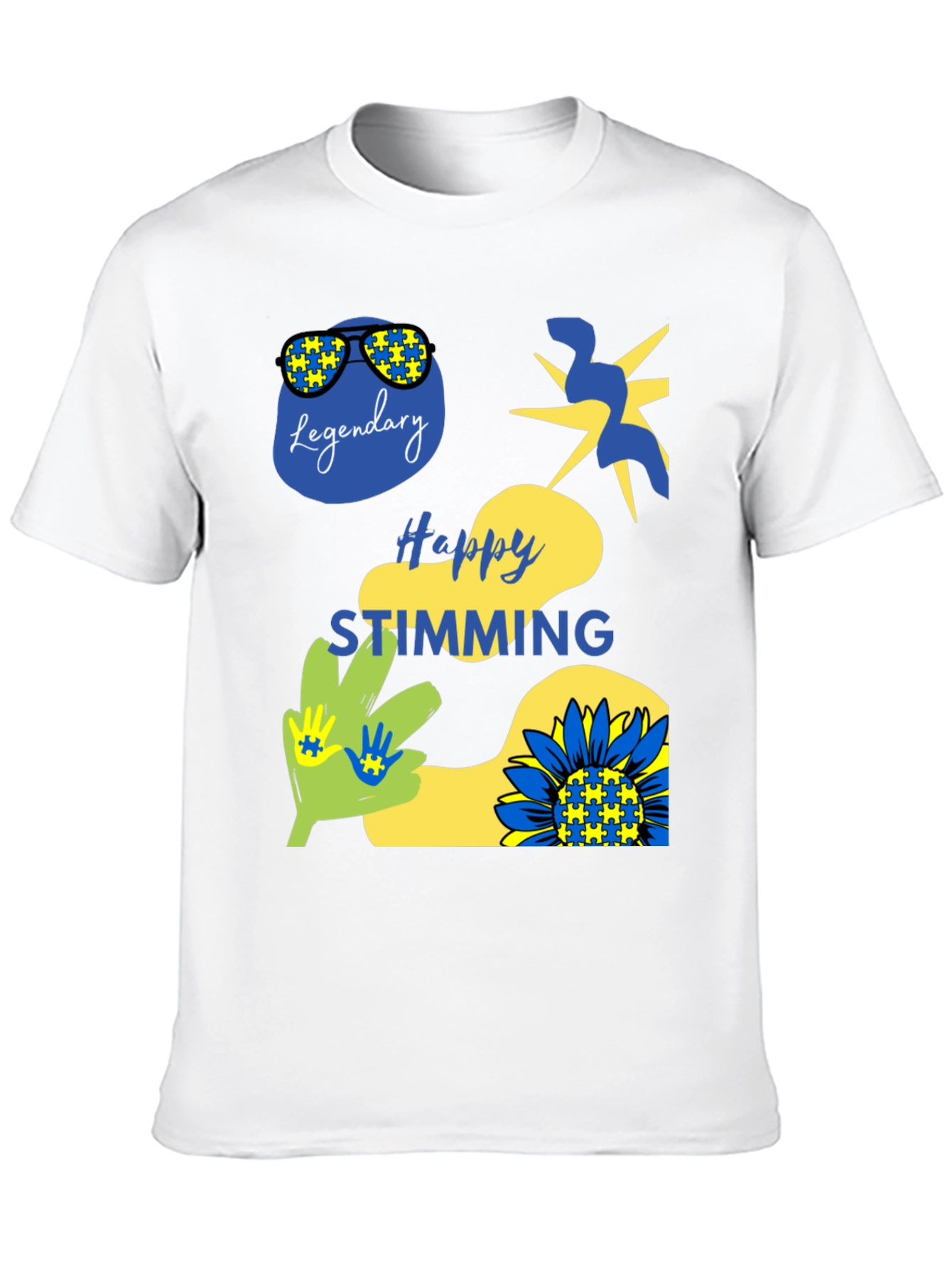 Happy Stimming T-Shirt Autism Awareness Graphic Tee