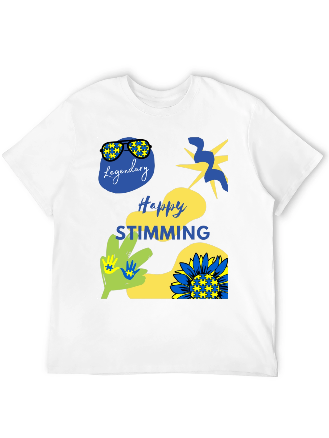 Happy Stimming T-Shirt Autism Awareness Graphic Tee
