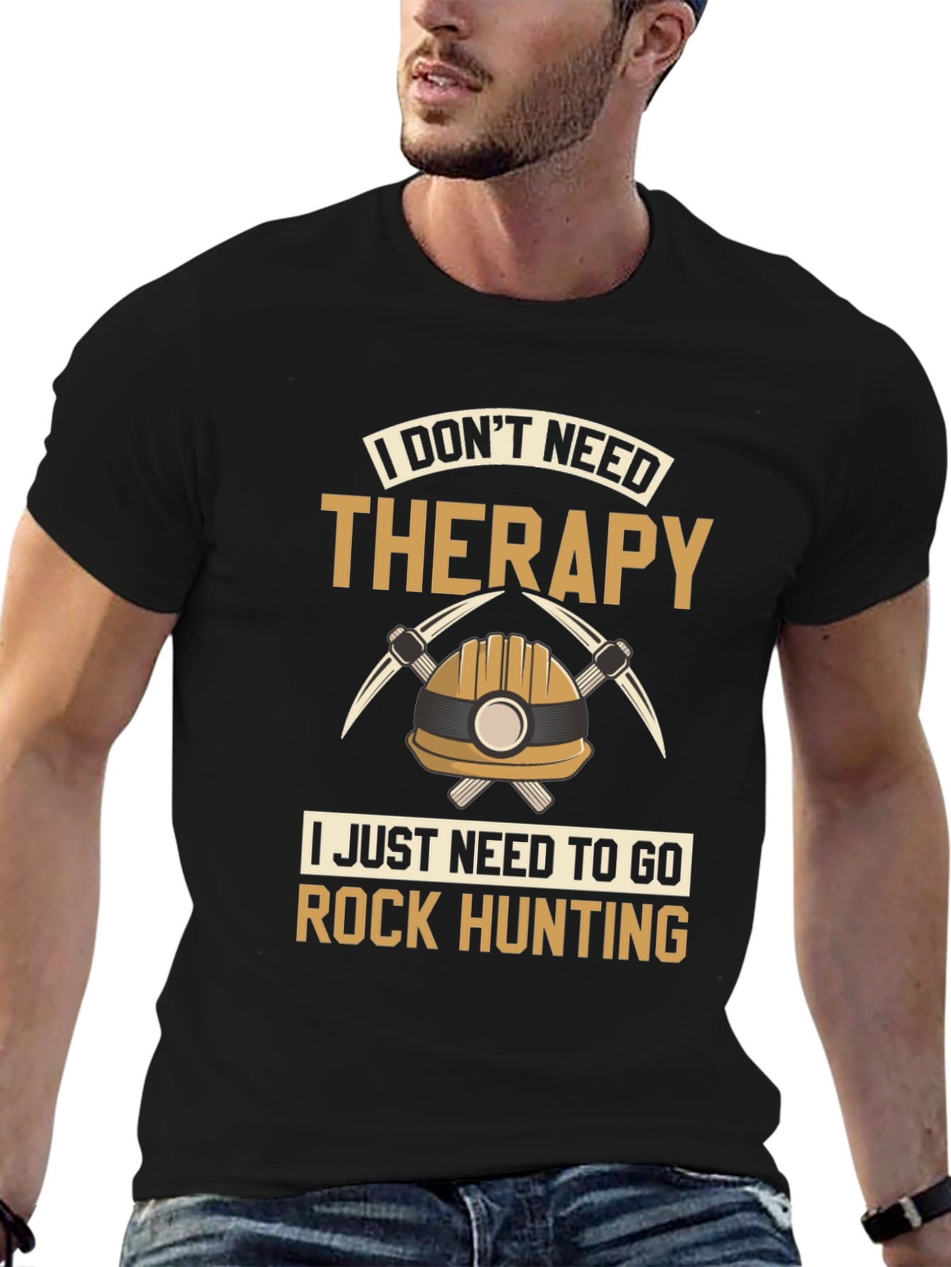 Rock Hunting Therapy Tee