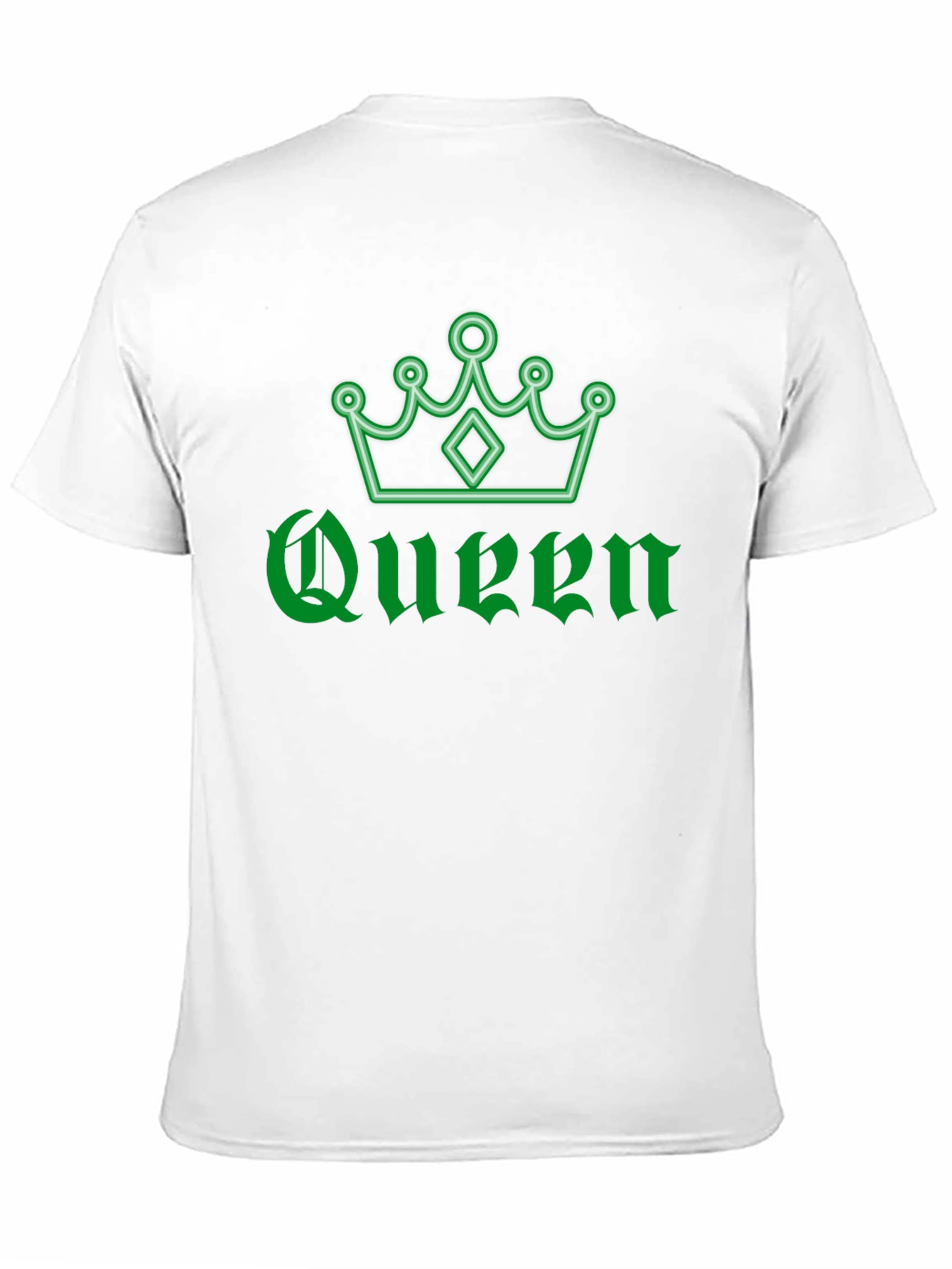 Queen Crown Graphic T-Shirt - Stylish Black Tee