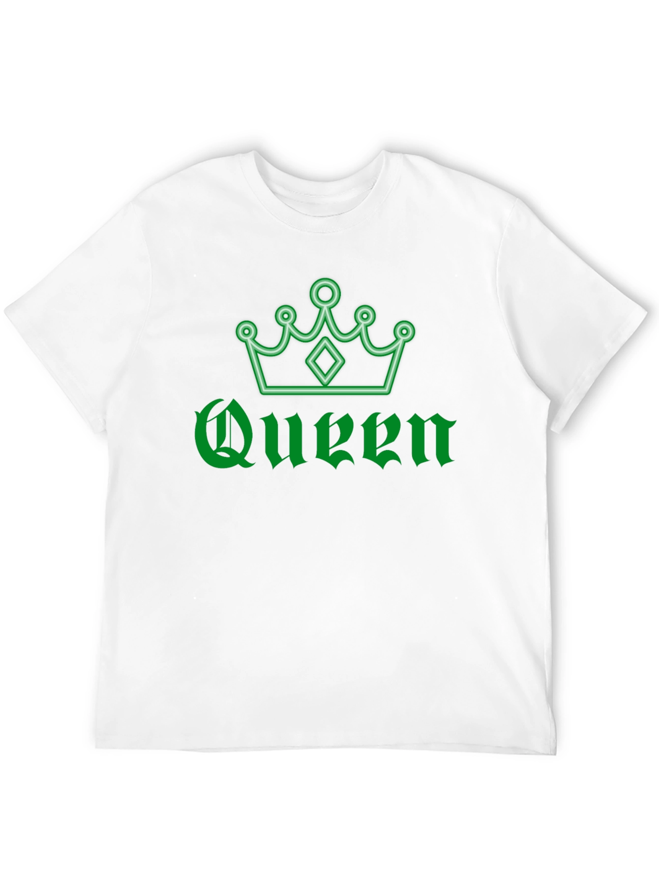 Queen Crown Graphic T-Shirt - Stylish Black Tee