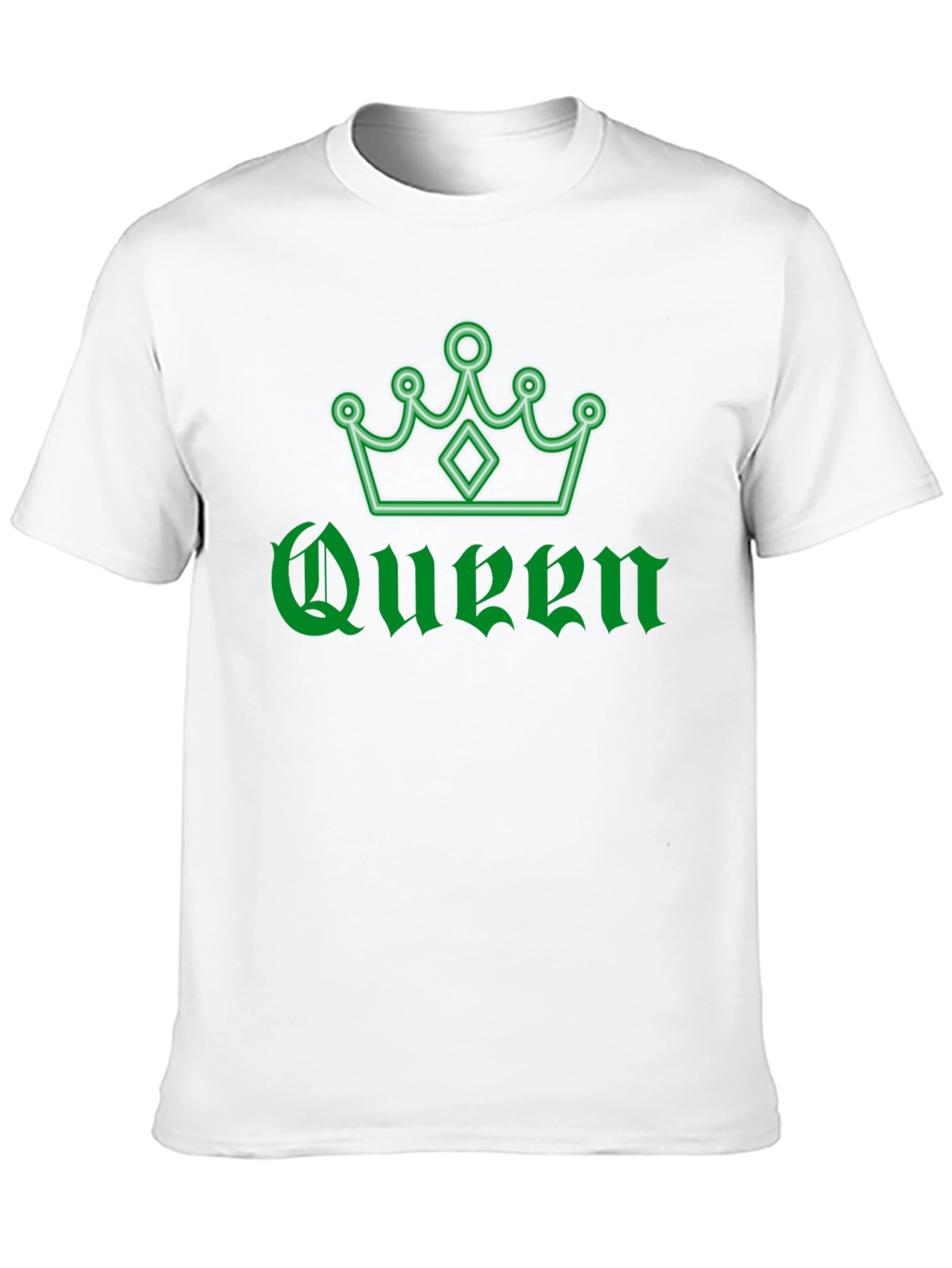 Queen Crown Graphic T-Shirt - Stylish Black Tee