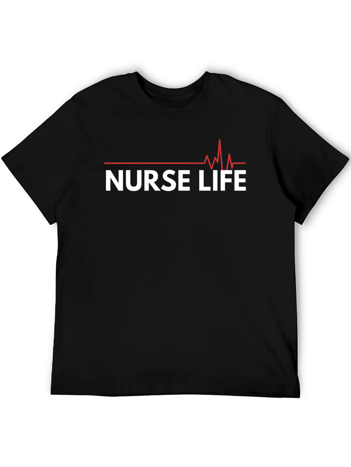 Nurse Life T-Shirt - Heartbeat Graphic Tee