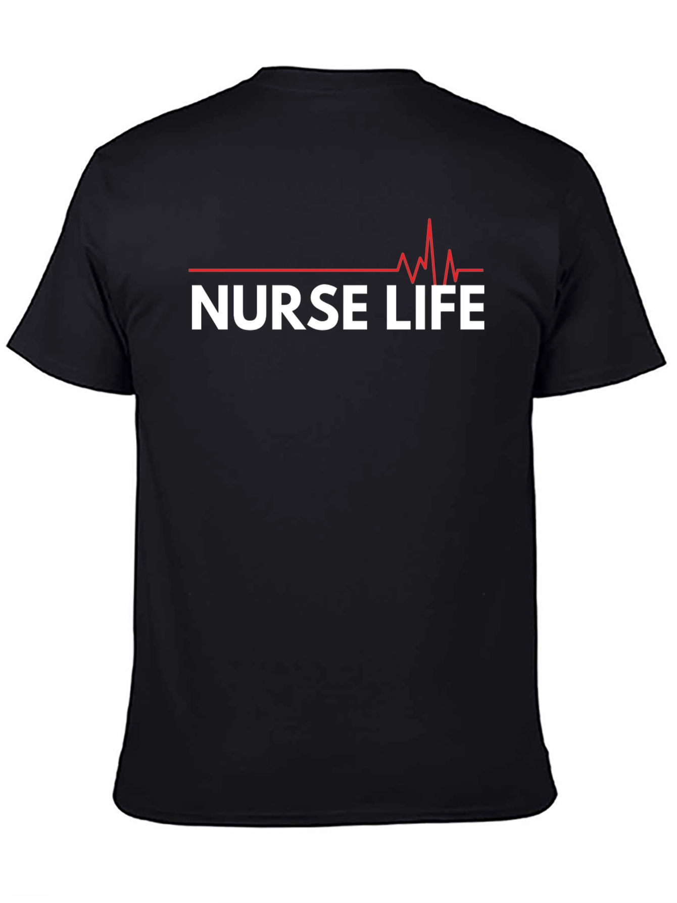 Nurse Life T-Shirt - Heartbeat Graphic Tee