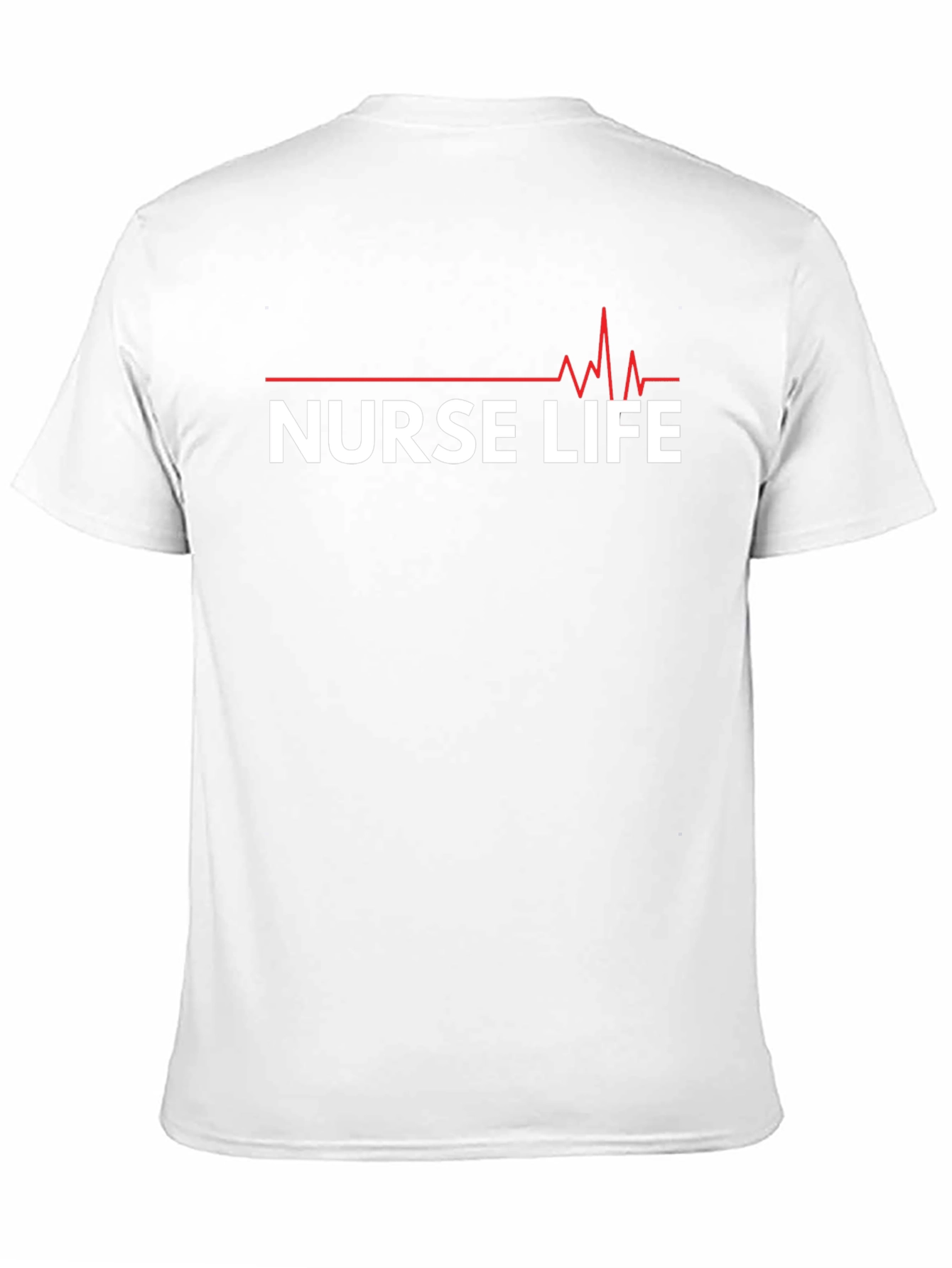 Nurse Life T-Shirt - Heartbeat Graphic Tee