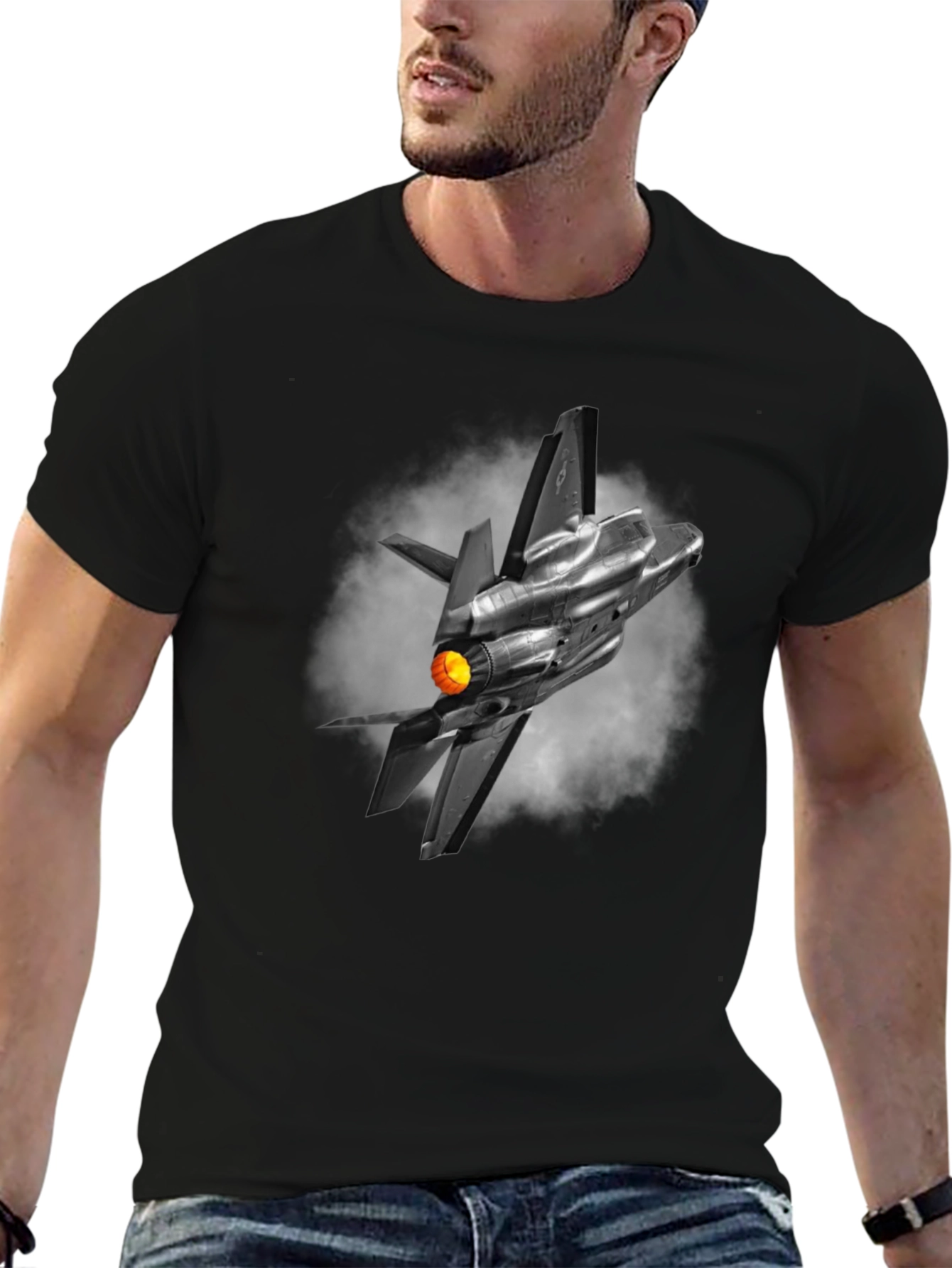 Jet Fighter T-Shirt - Aviation Enthusiast Tee