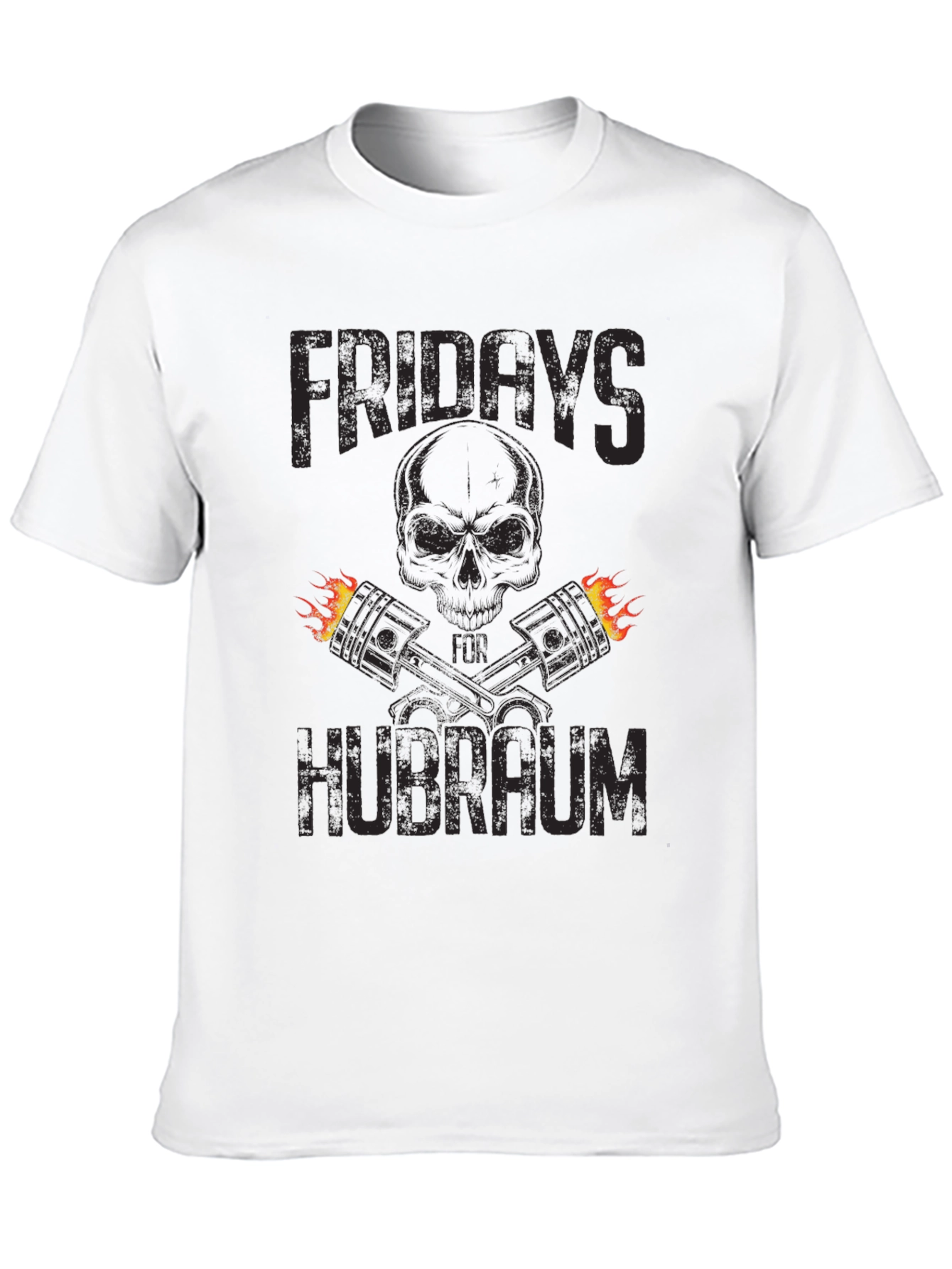Fridays Hubraum Skull & Pistons Graphic T-Shirt