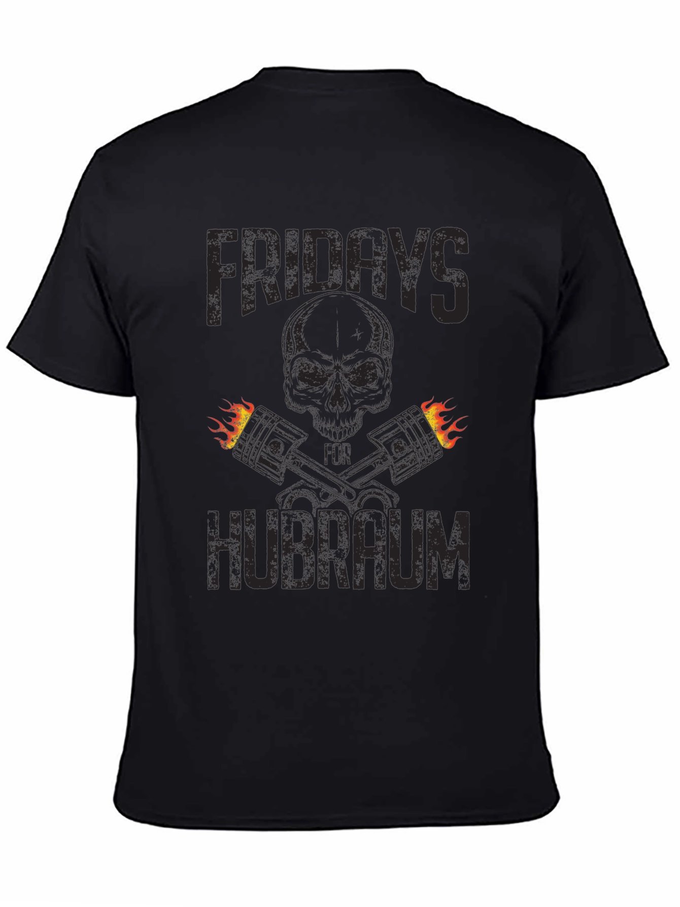 Fridays Hubraum Skull & Pistons Graphic T-Shirt