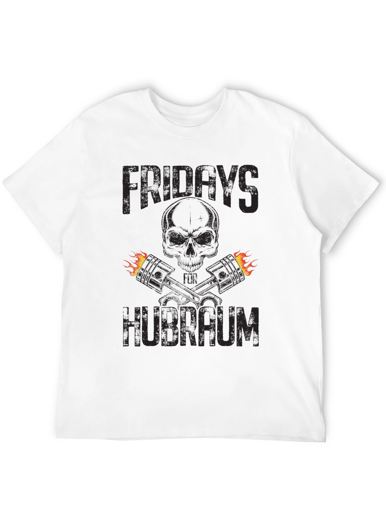 Fridays Hubraum Skull & Pistons Graphic T-Shirt