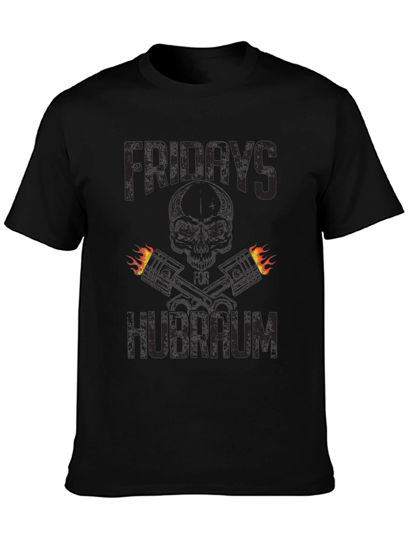Fridays Hubraum Skull & Pistons Graphic T-Shirt
