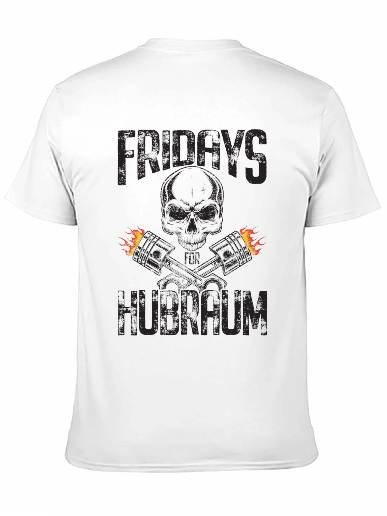 Fridays Hubraum Skull & Pistons Graphic T-Shirt