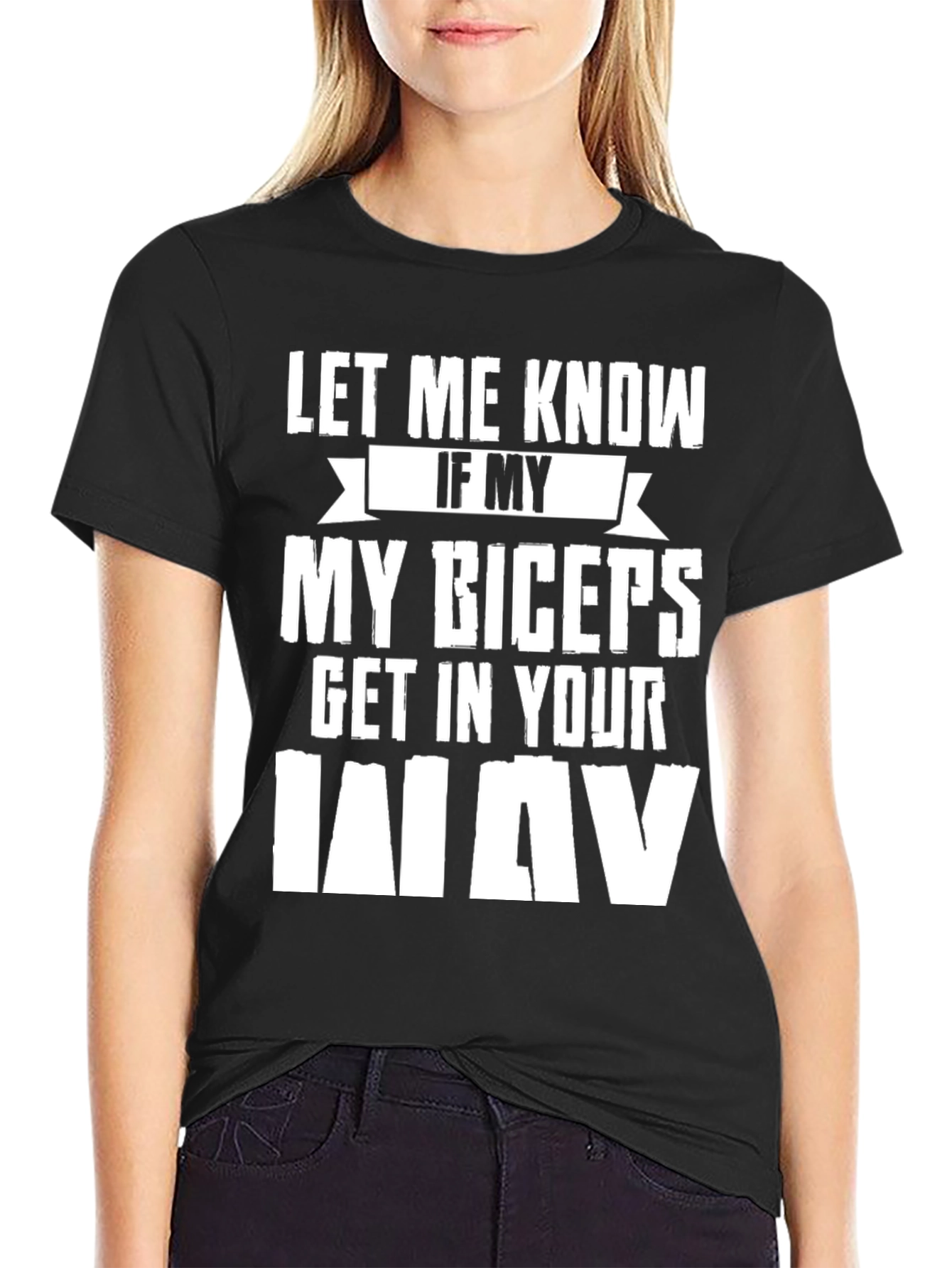 Biceps Get In The Way Funny T-Shirt