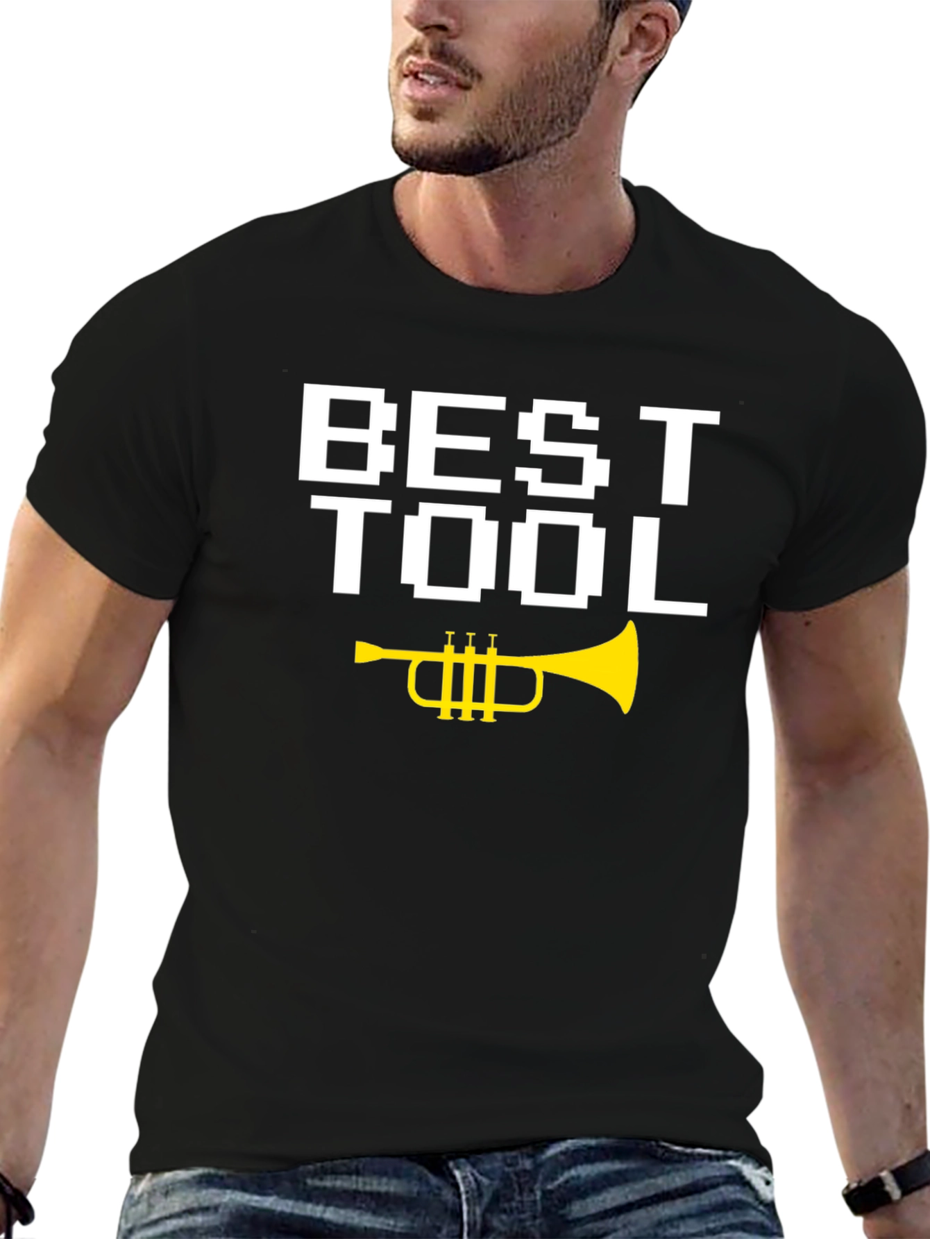 Best Tool Trumpet Graphic T-Shirt - Funny Musician Tee