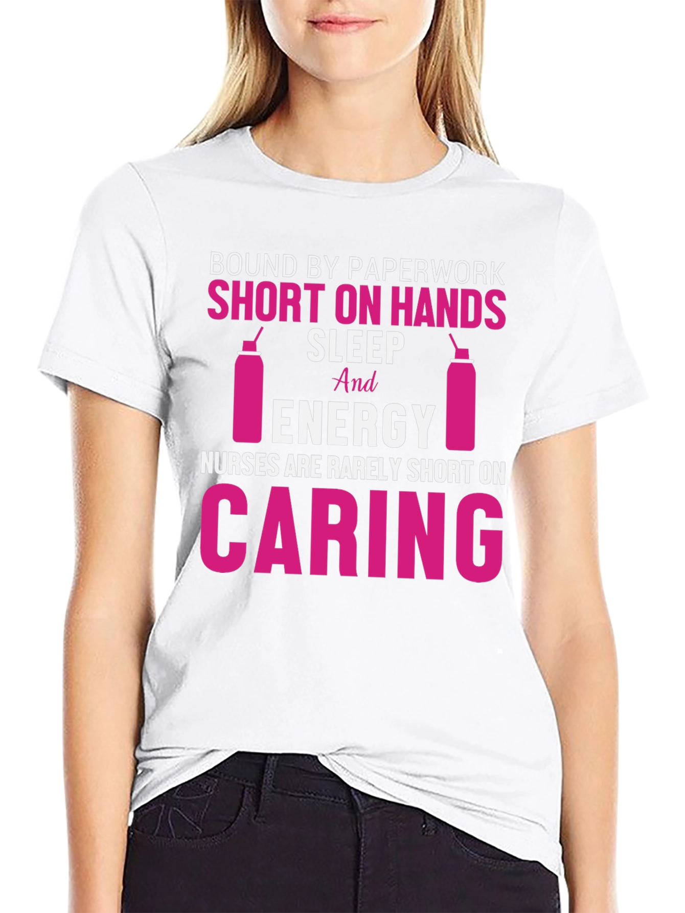 Nurse Life T-Shirt: Caring & Short on Sleep