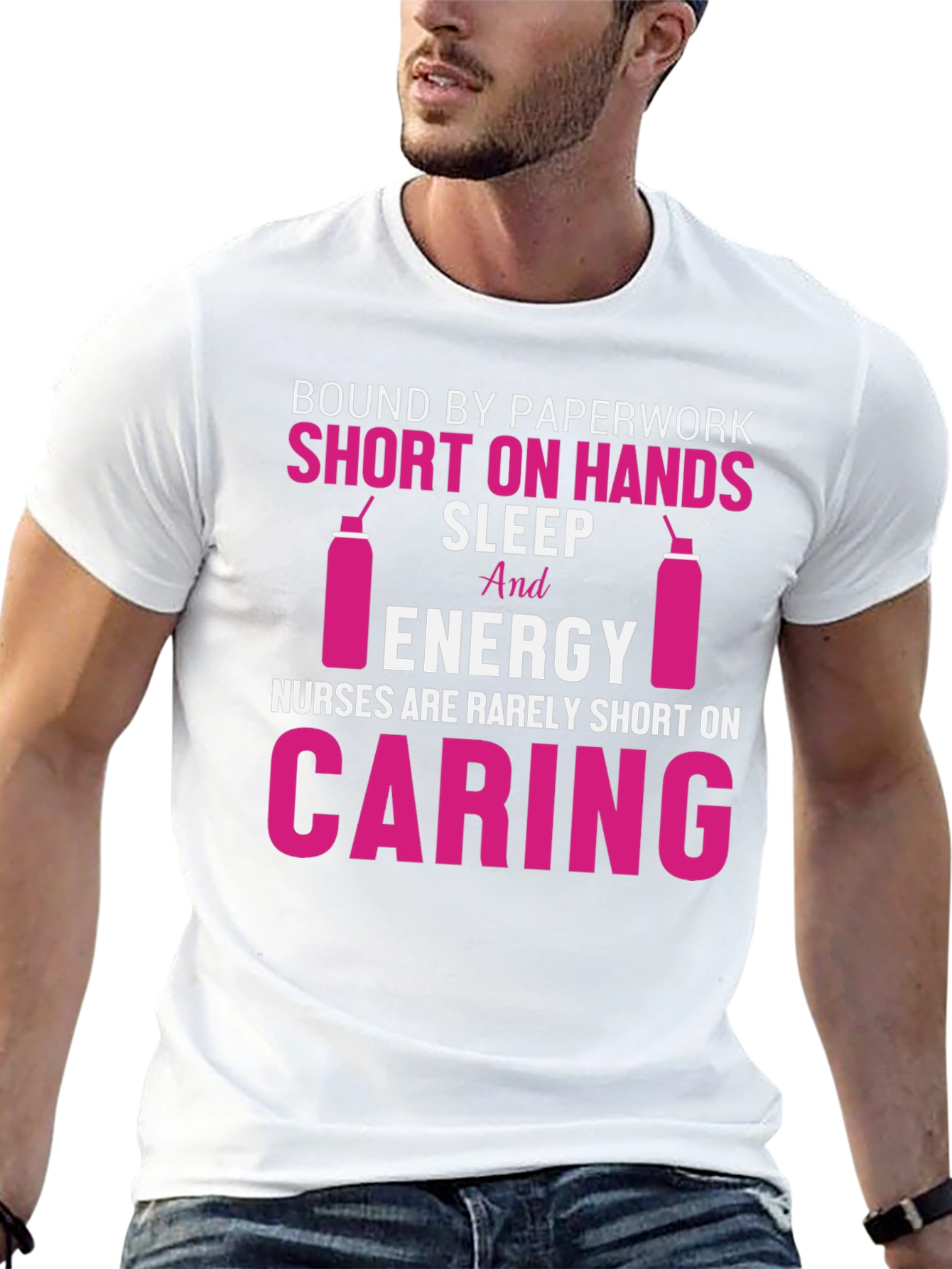 Nurse Life T-Shirt: Caring & Short on Sleep