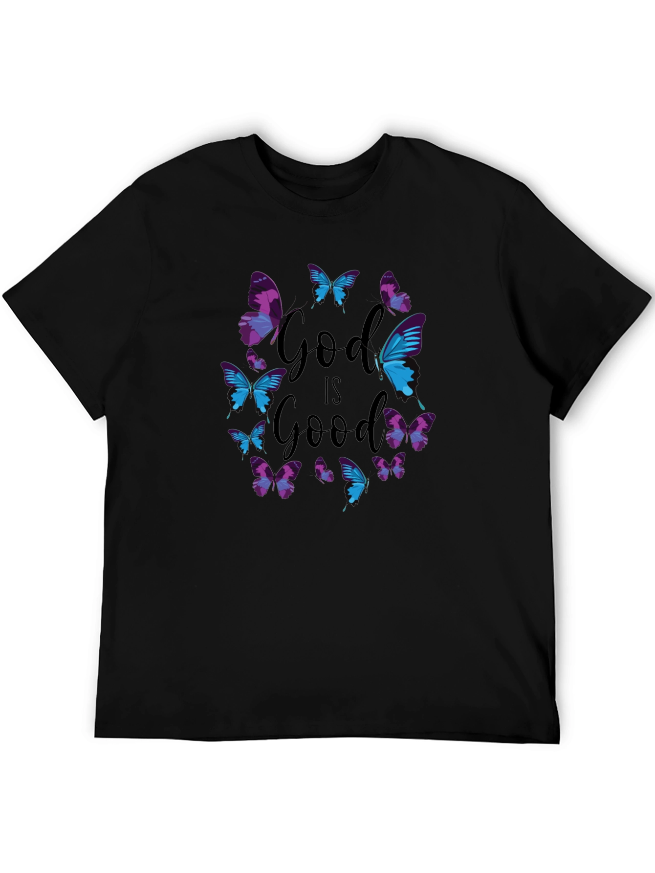 God is Good Butterfly Graphic Tee
