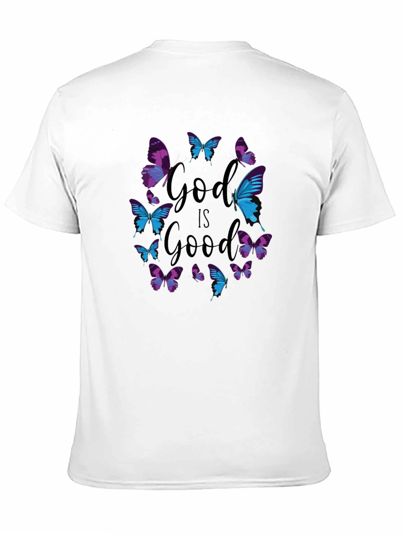 God is Good Butterfly Graphic Tee