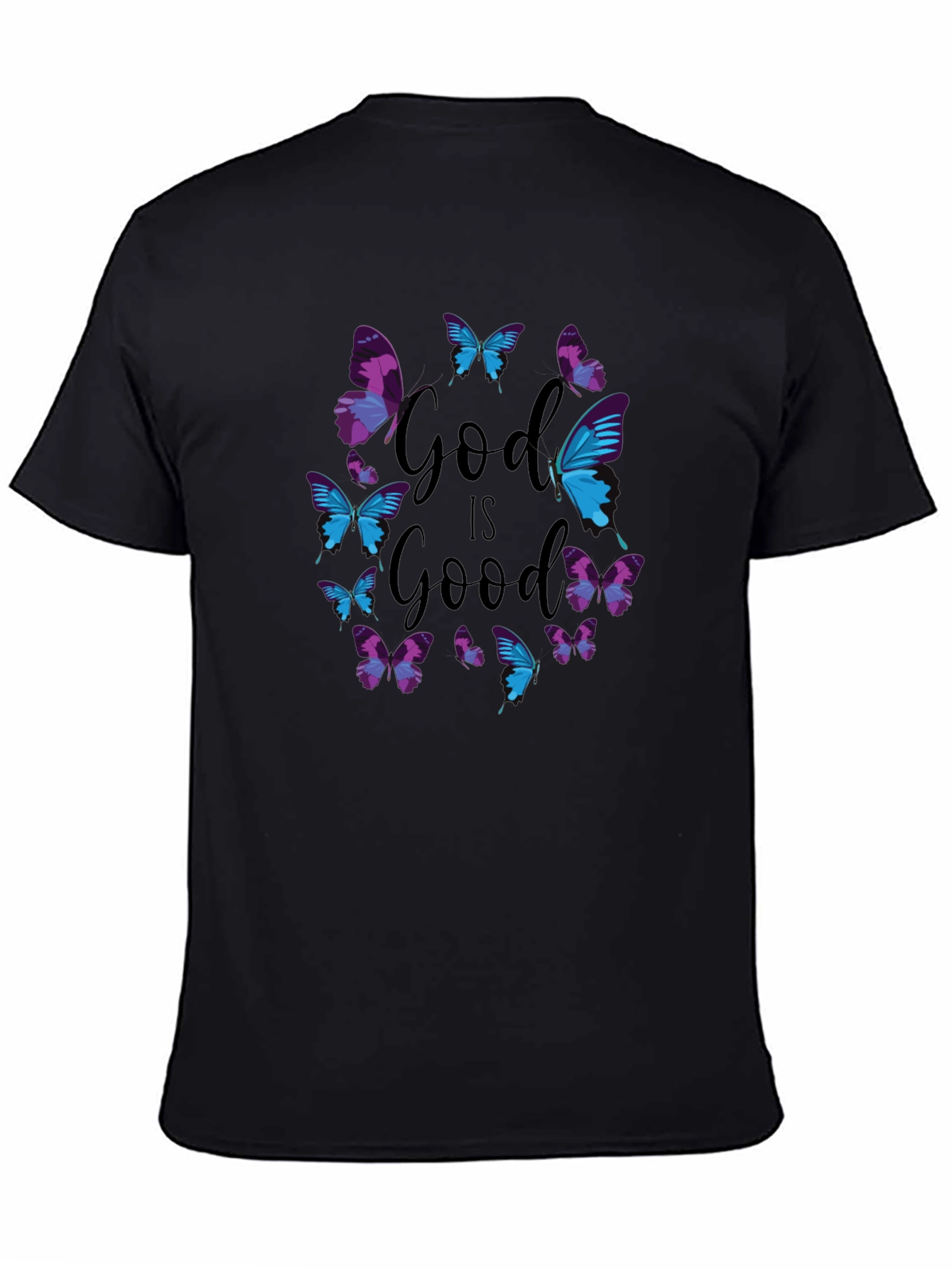 God is Good Butterfly Graphic Tee