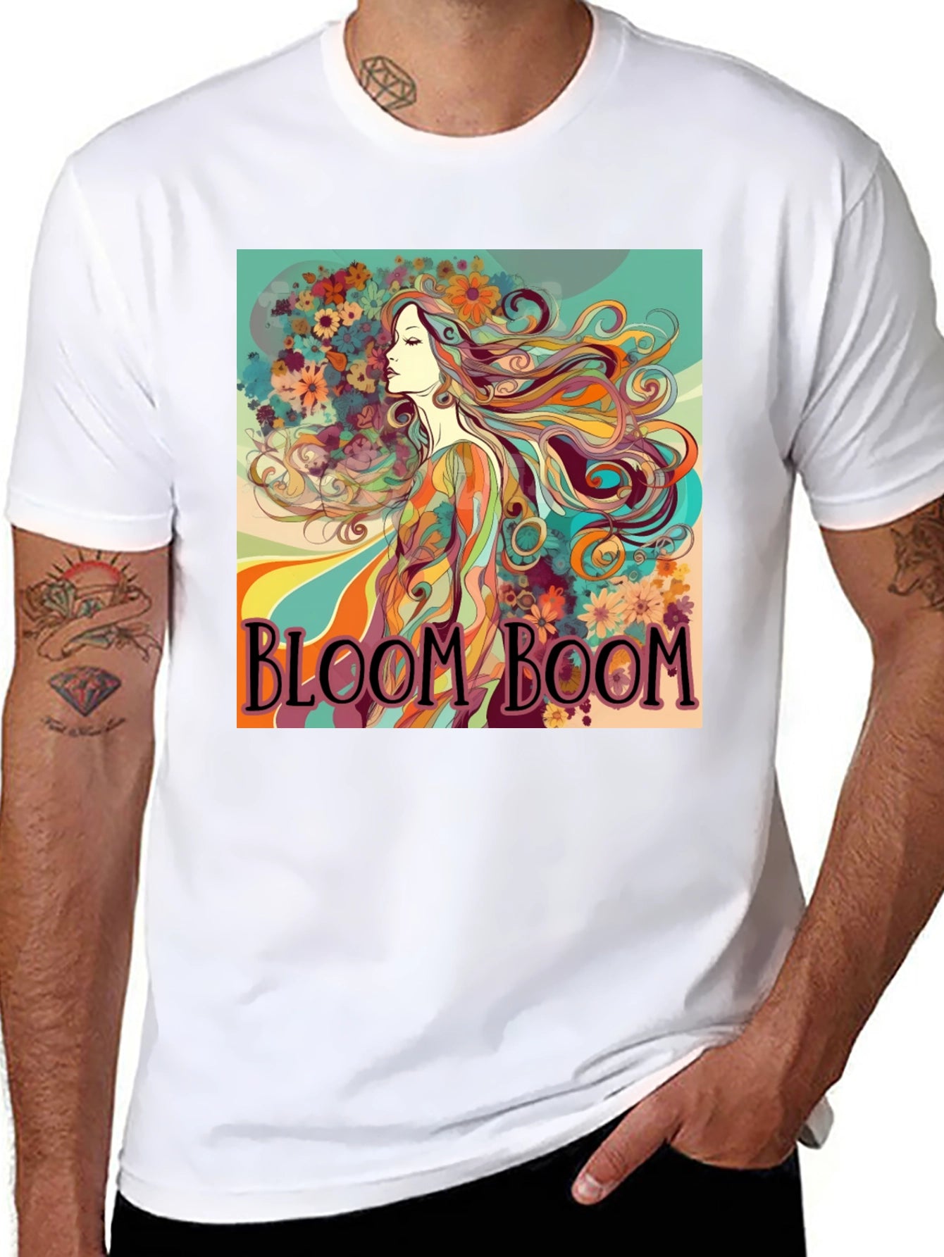 Bloom Boom Graphic Print T-Shirt