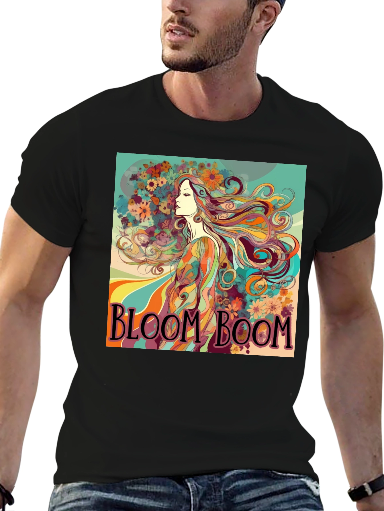 Bloom Boom Graphic Print T-Shirt