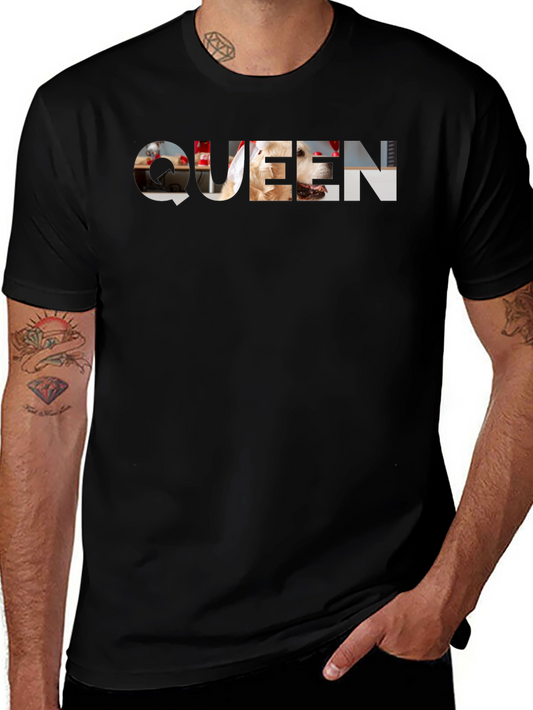 Queen Dog Graphic Tee - Black