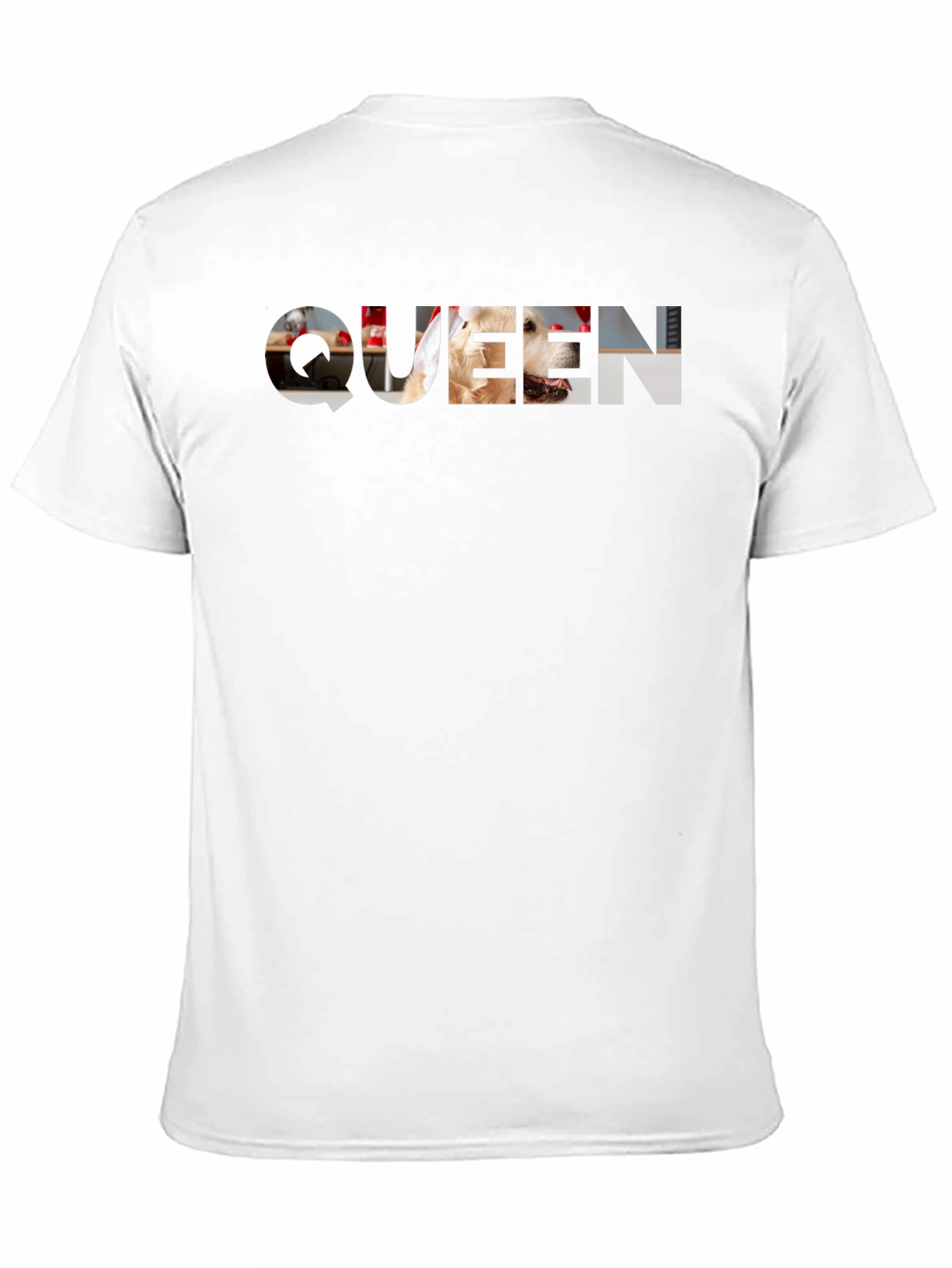 Queen Dog Graphic Tee - Black