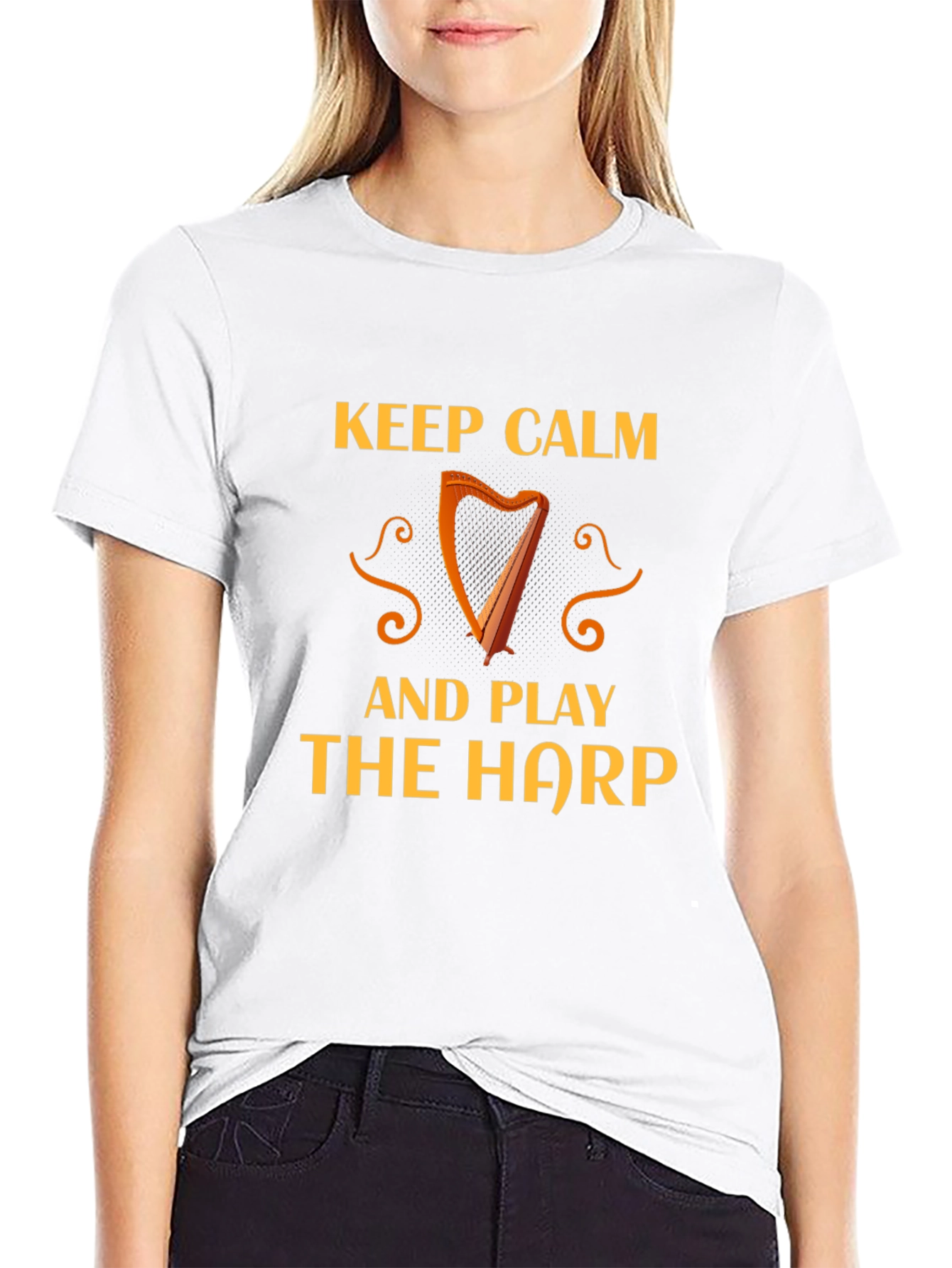Keep Calm and Play The Harp T-Shirt