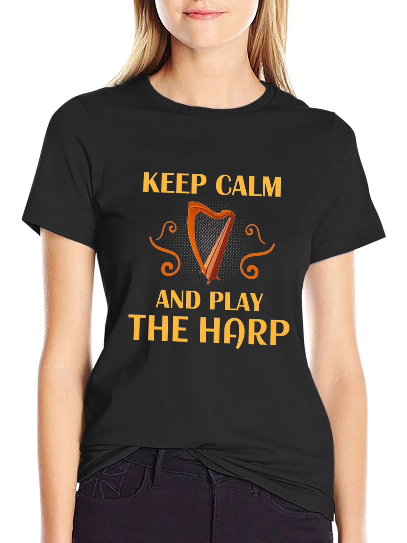 Keep Calm and Play The Harp T-Shirt