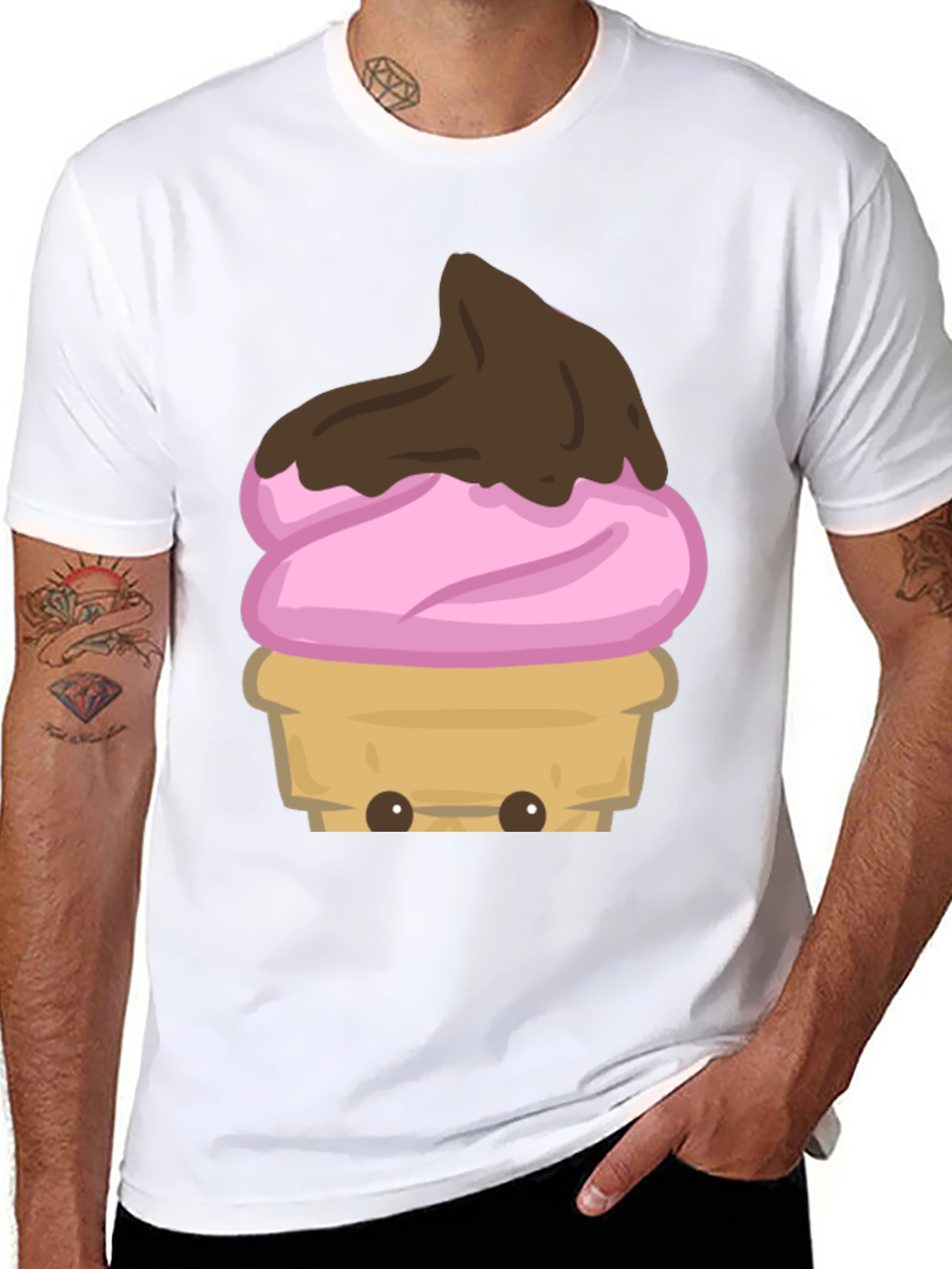 Cute Ice Cream Graphic Tee